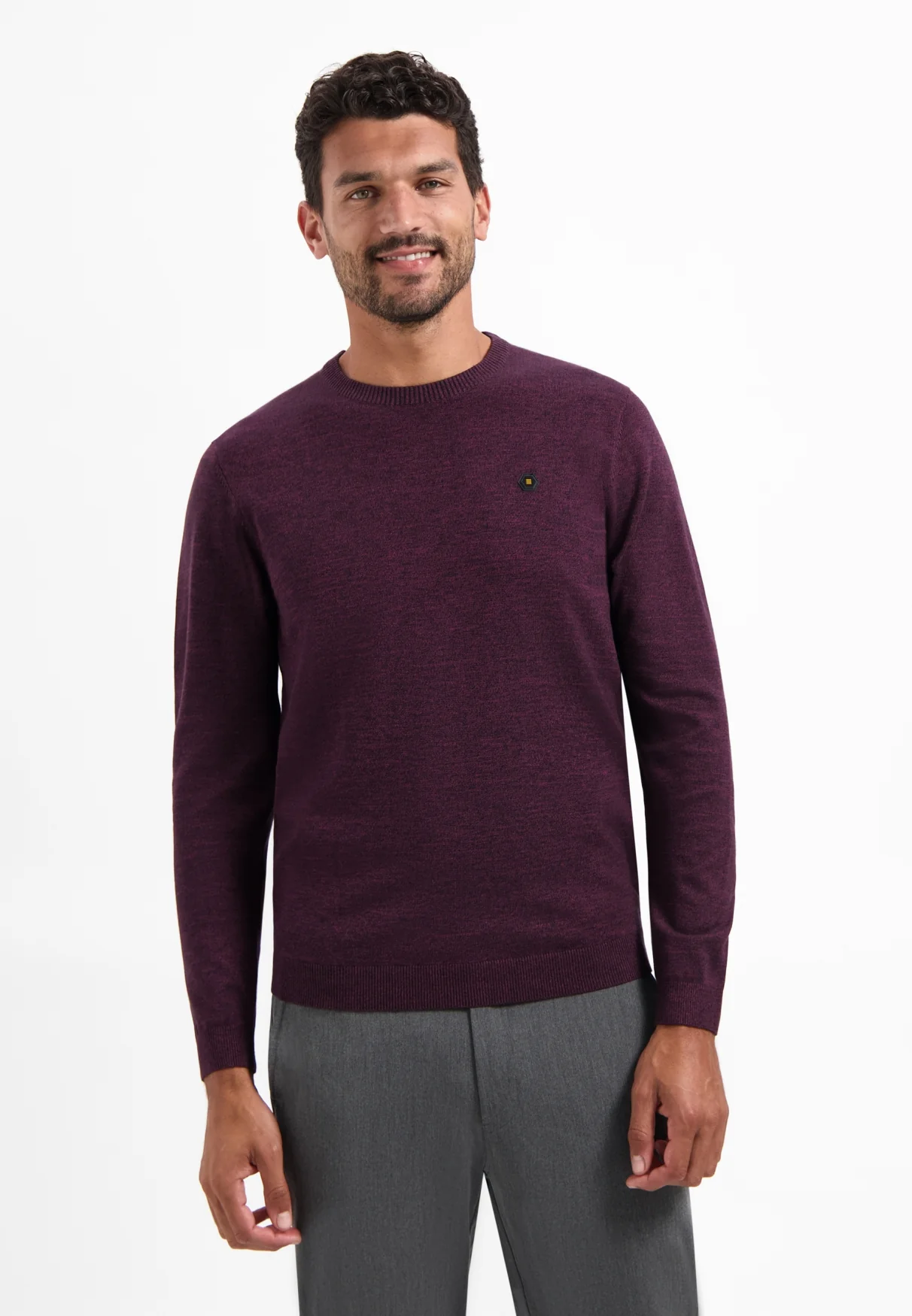 No Excess Heren trui 29210880sn 164 dark wine