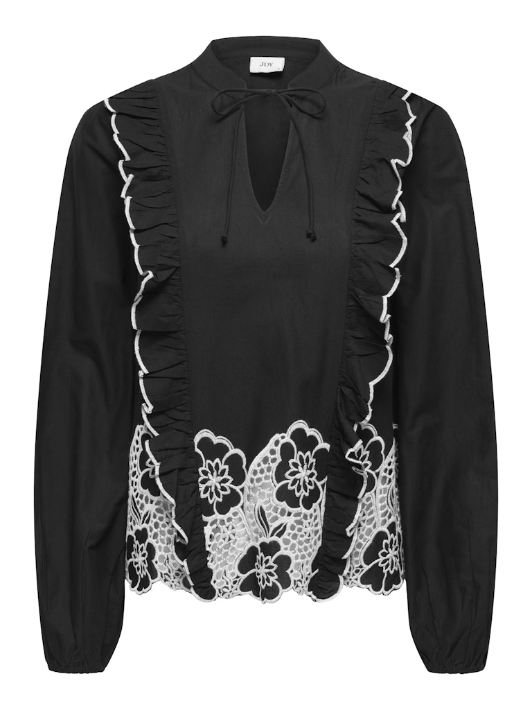Jacqueline de Yong Jdyholly ls emb top wvn exp -