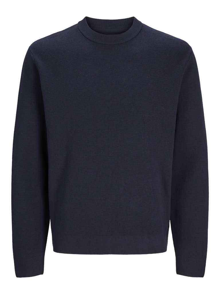 Jack & Jones Jprblamilano stitch knit crew neck sn licht