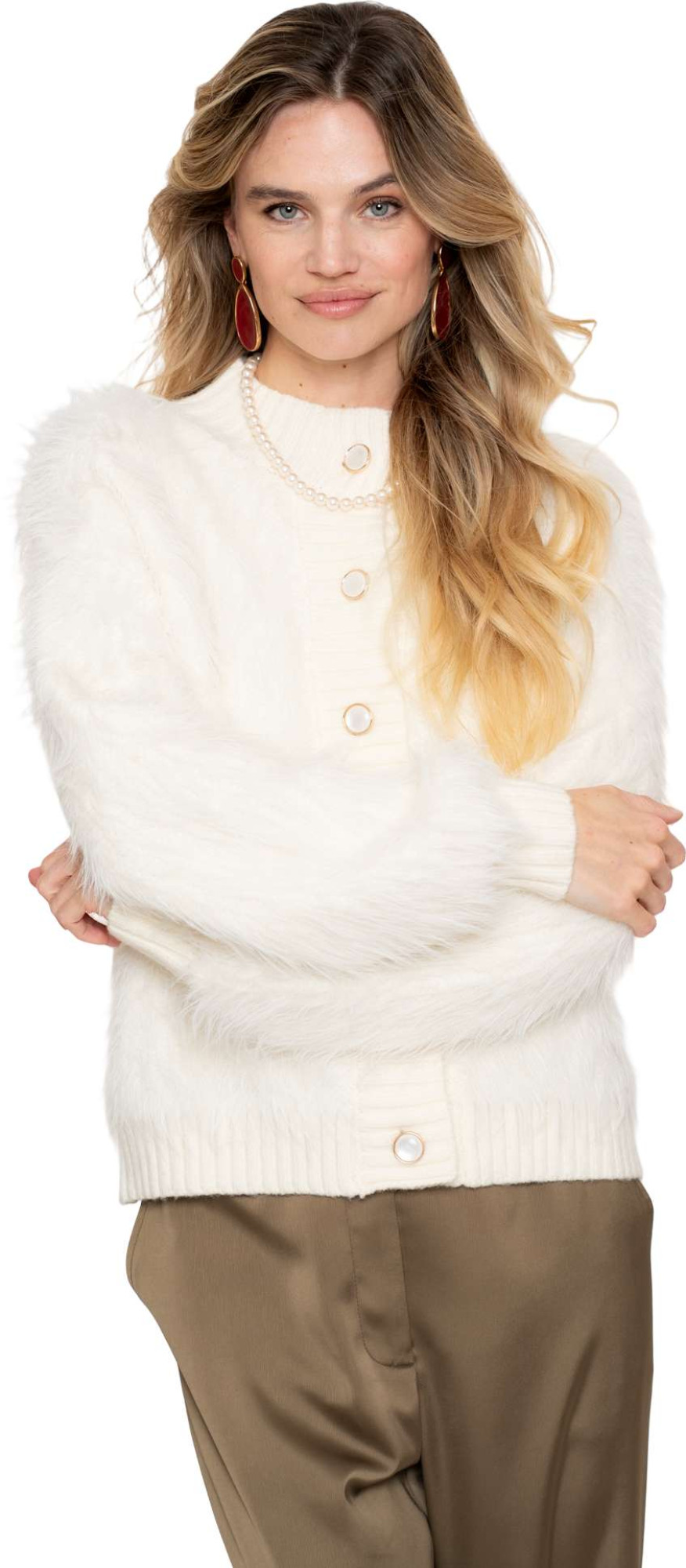 Geisha Vest off-white