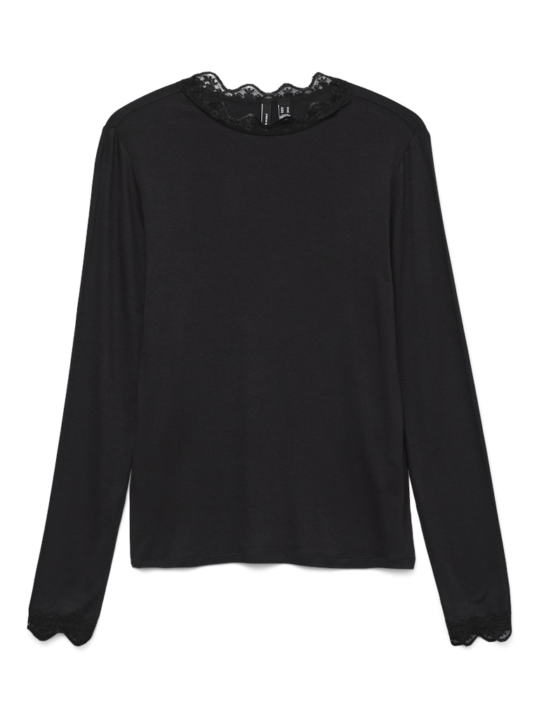 Vero Moda Shirt met staande kraag VMROSA LS HIGHNECK TOP JRS NOOS