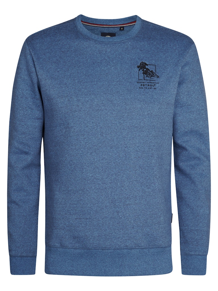Petrol Industries men sweater round neck m-3050-swr309 5190 indie blue