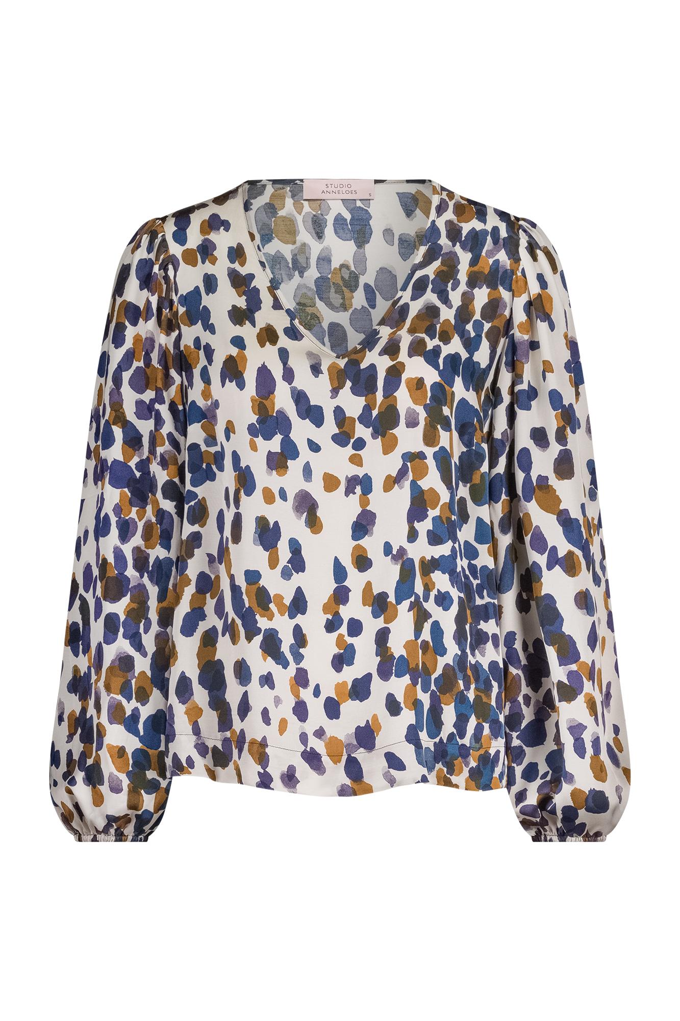 Studio Anneloes kylie satin top 13100 9997 multi color