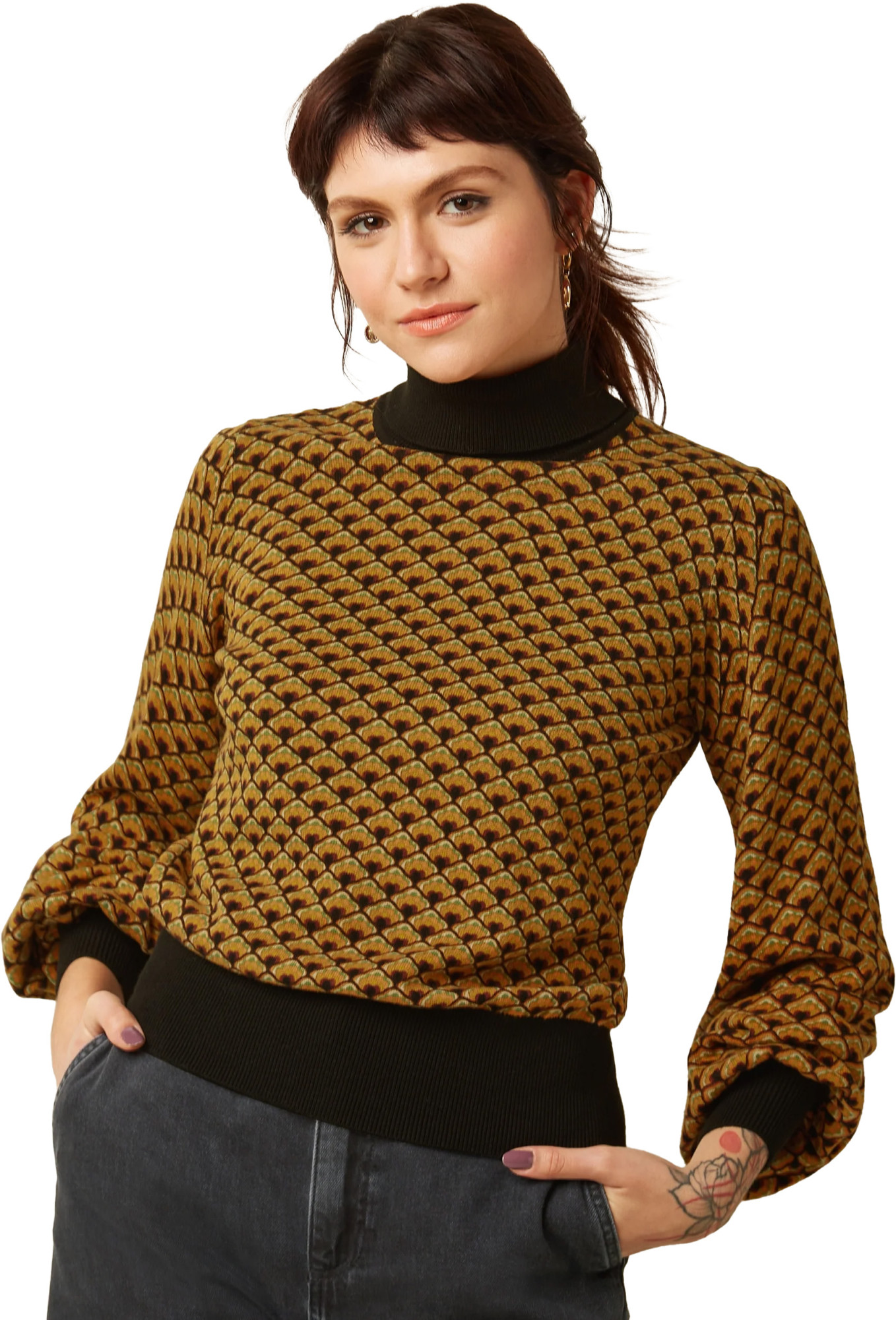 King Louie Rollneck top frio