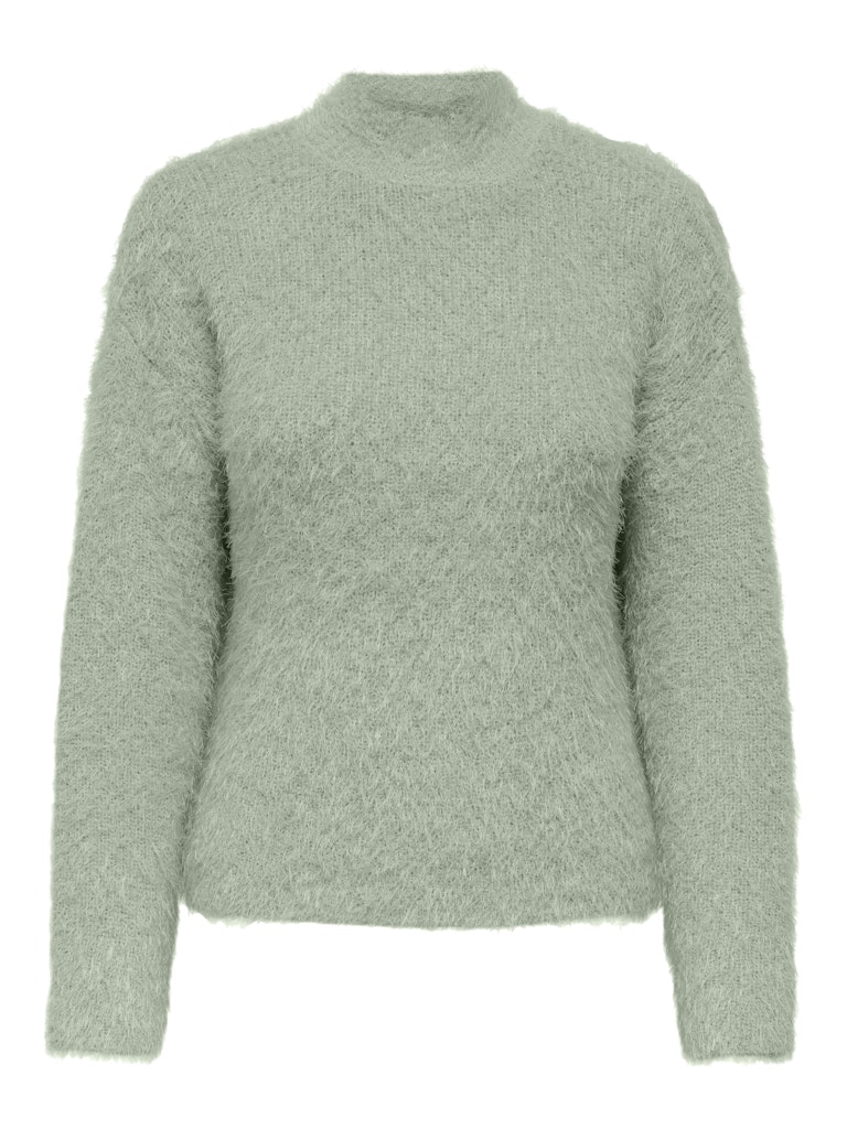 Only Onllulu ls rib highneck cc knt mint