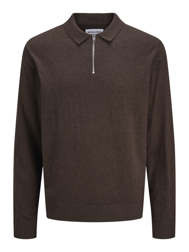 Jack & Jones Jjeemil knit polo half zip ls noos -
