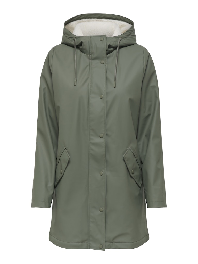 Only Onlsally raincoat otw noos olijf