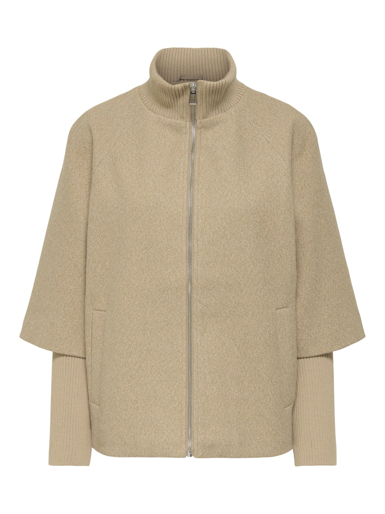 Jacqueline de Yong Jdymemory life rib short jacket otw hab zand