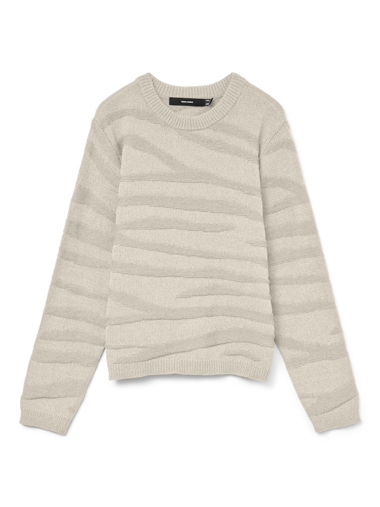 Vero Moda Vmmalou ls o-neck pullover boo off-white