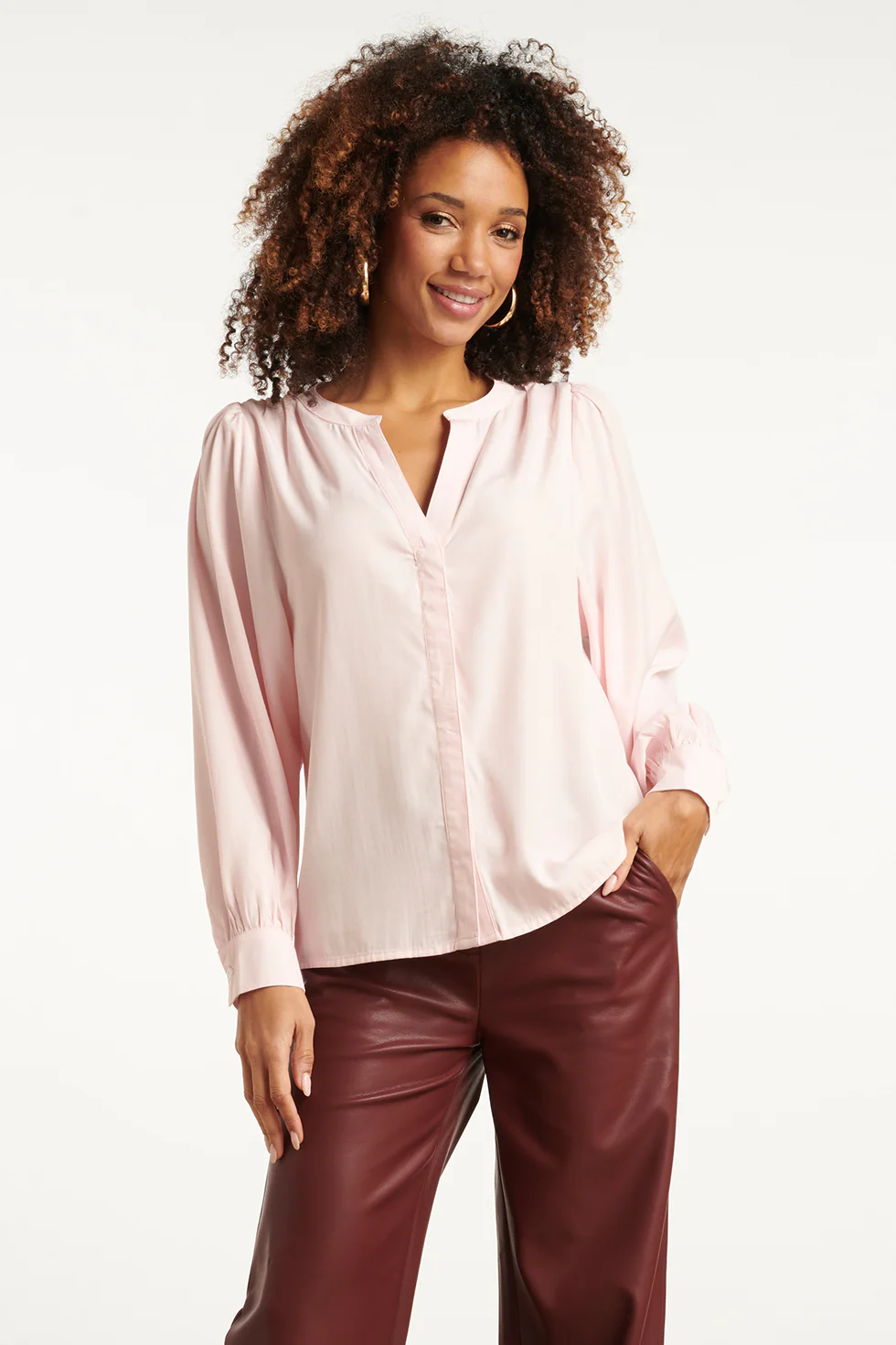 Smashed Lemon Dameslosvallende korte top |