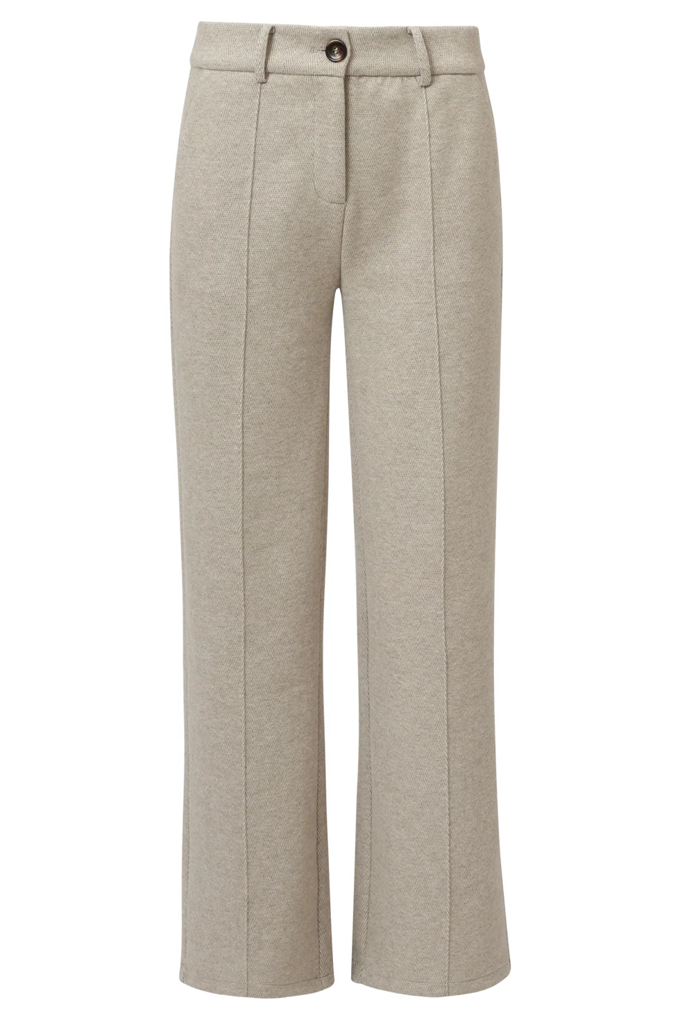 Smashed Lemon Dameslange broek met losvallende fit |
