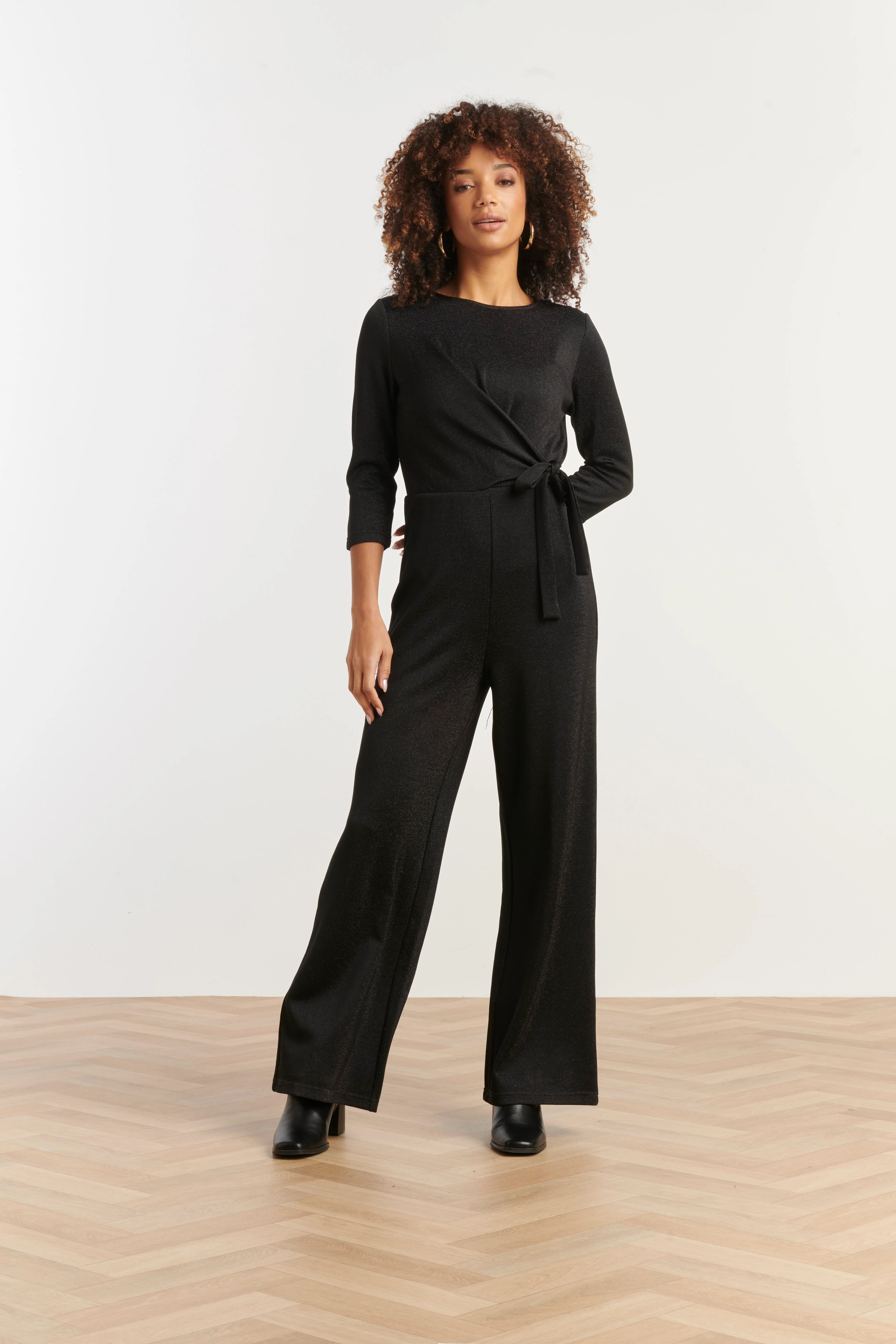 Smashed Lemon Stijlvolle jumpsuit met lurex |