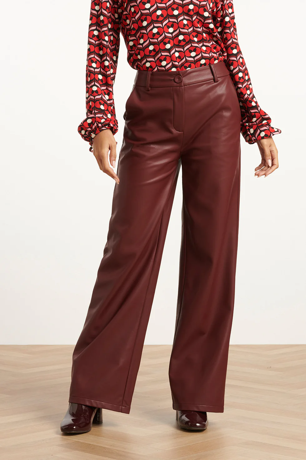 Smashed Lemon Damespu wijde broek |