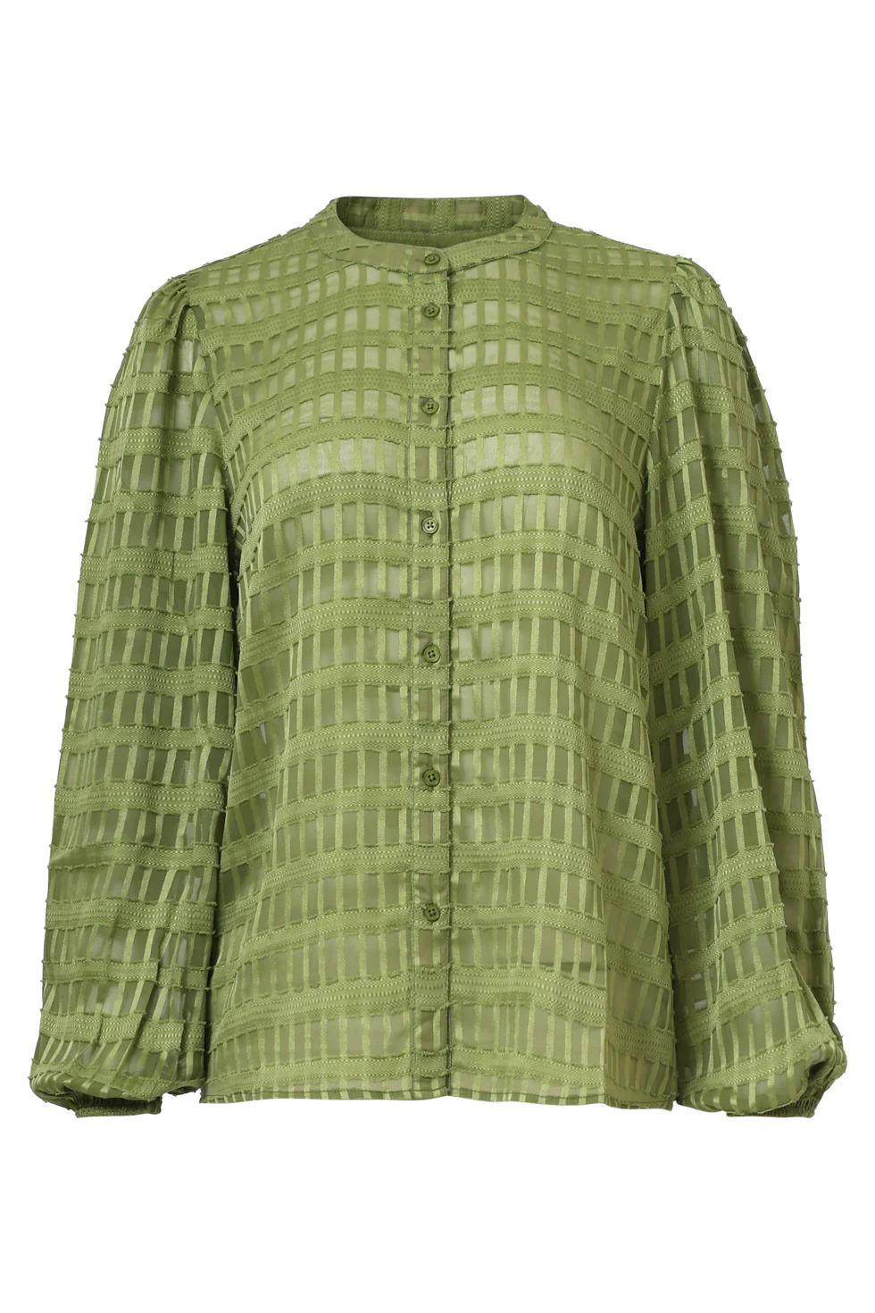 Smashed Lemon Damesblouse met structuur |