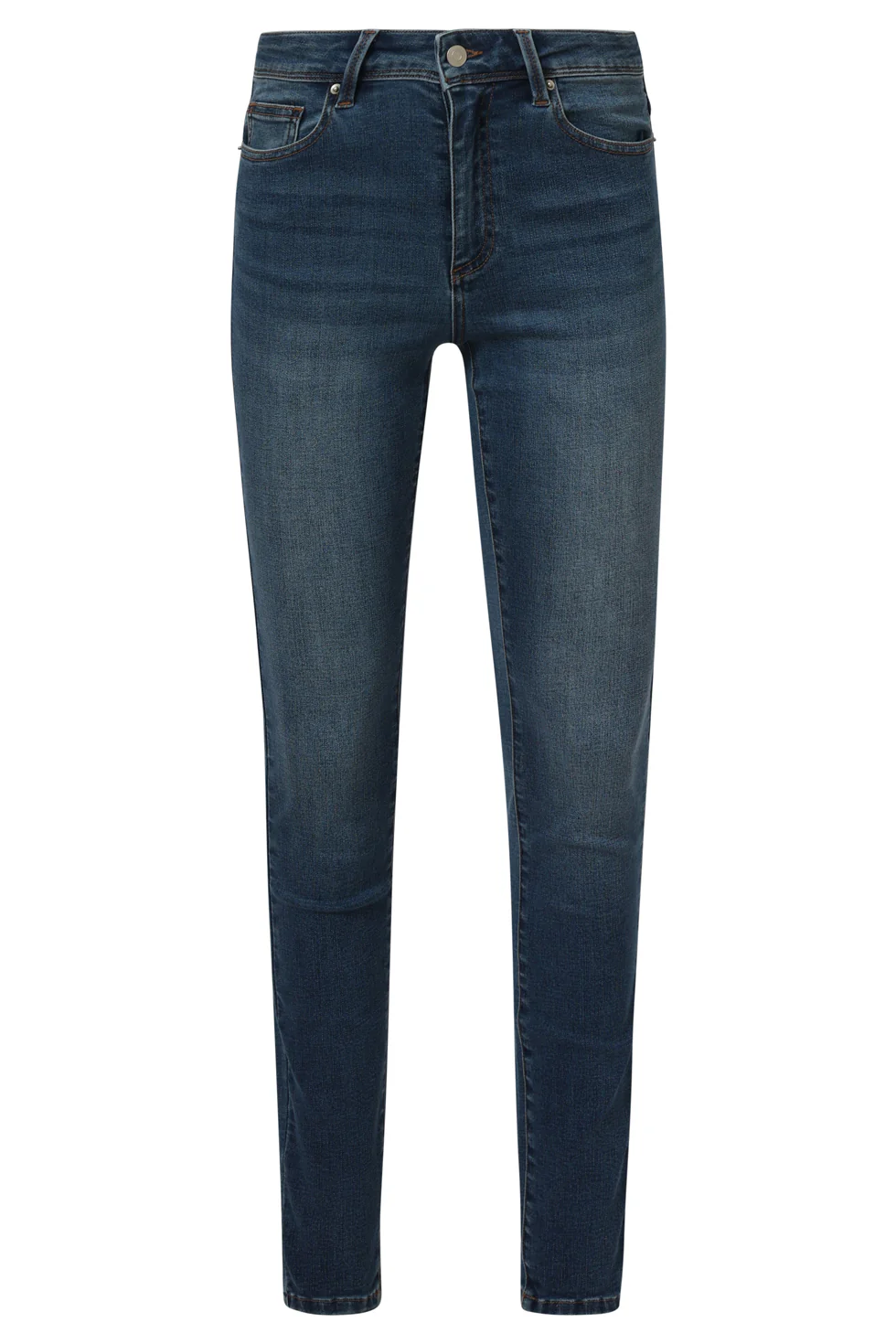 Smashed Lemon Mediumblauwe skinny jeans |