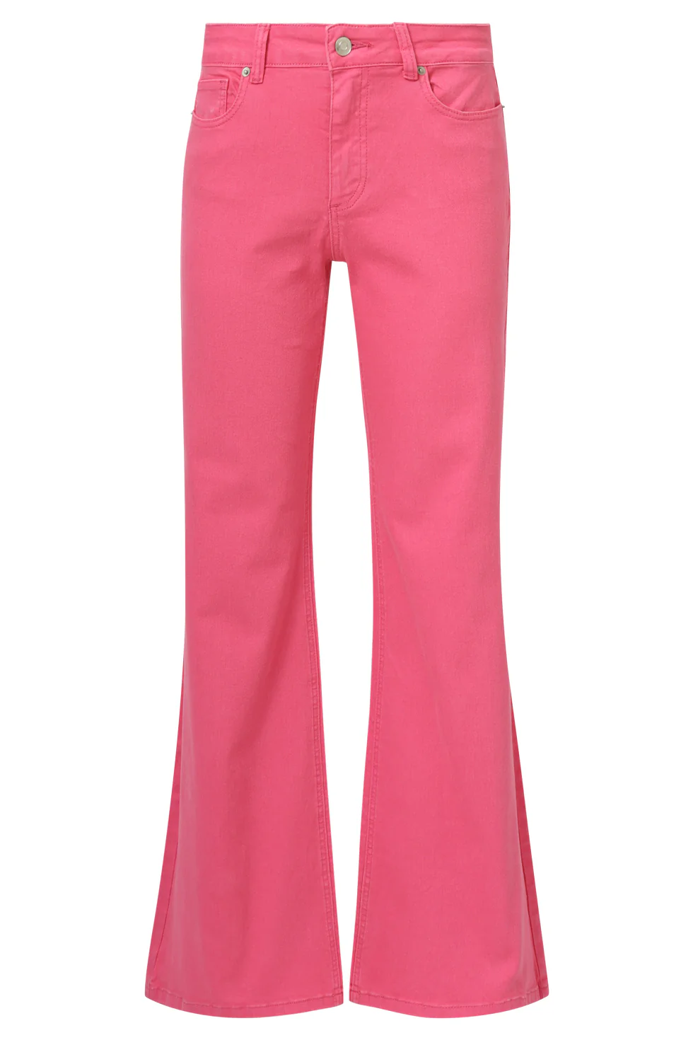 Smashed Lemon Mediumblauwe flared jeans |