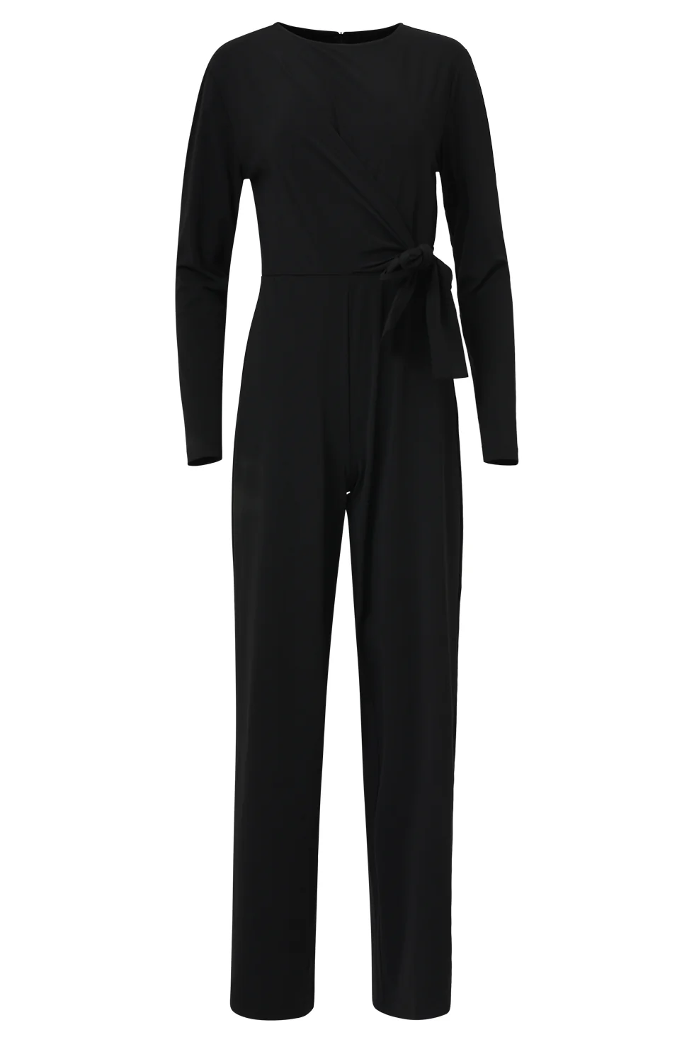 Smashed Lemon Jumpsuit met ronde hals in travelkwaliteit |