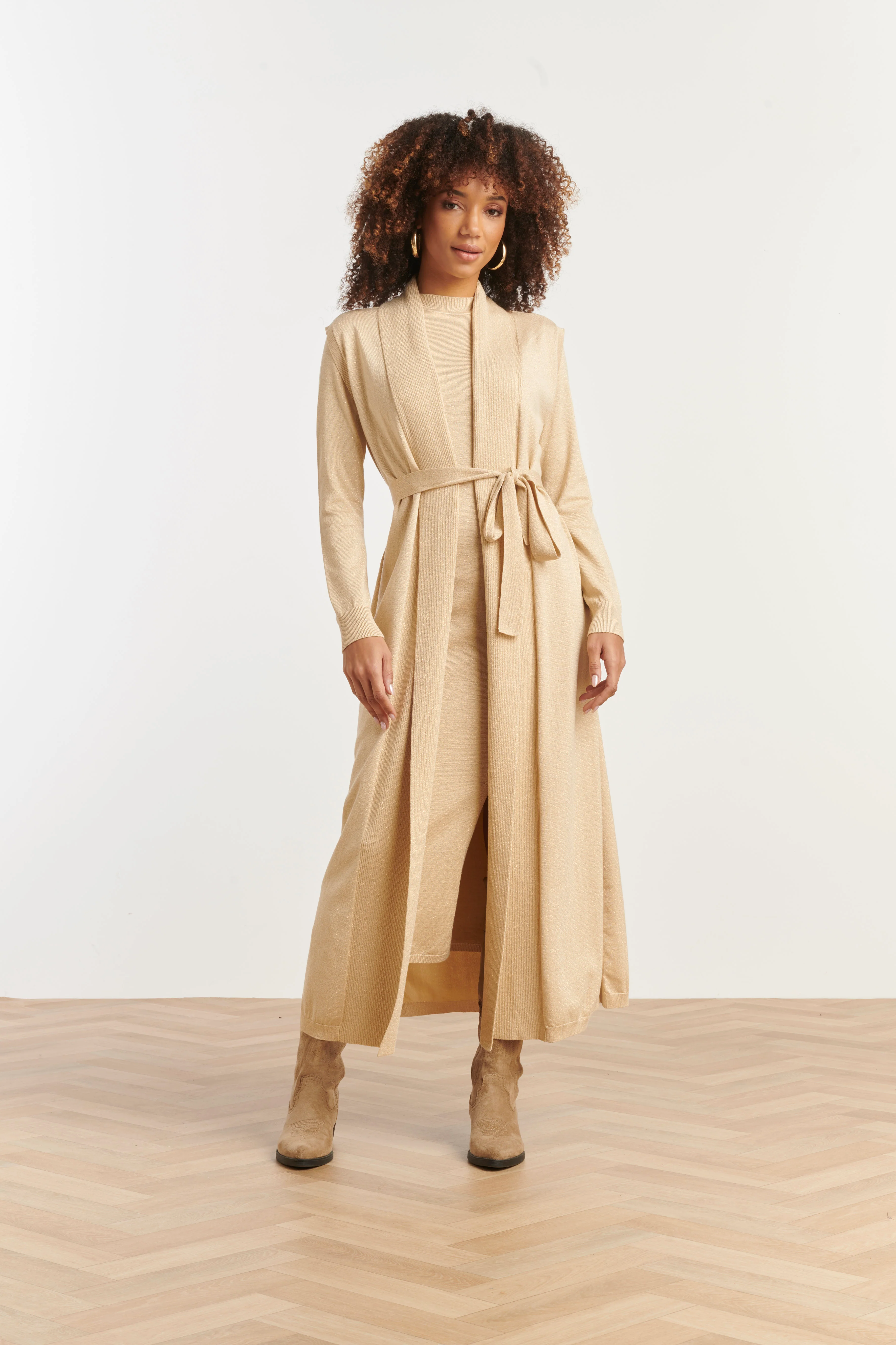 Smashed Lemon Damesgilet met lurex |