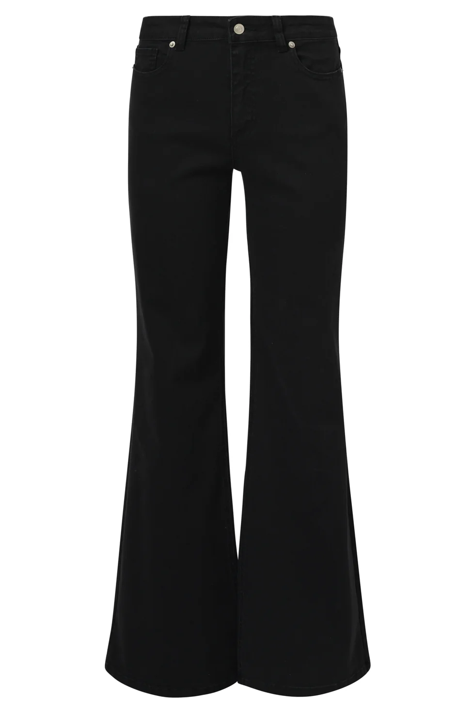 Smashed Lemon Mediumblauwe flared jeans |