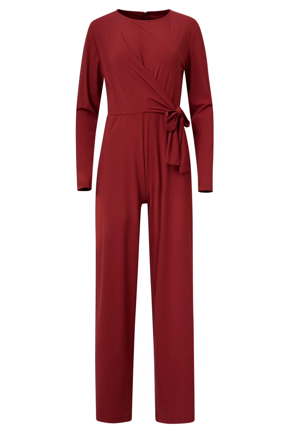 Smashed Lemon Jumpsuit met ronde hals in travelkwaliteit |