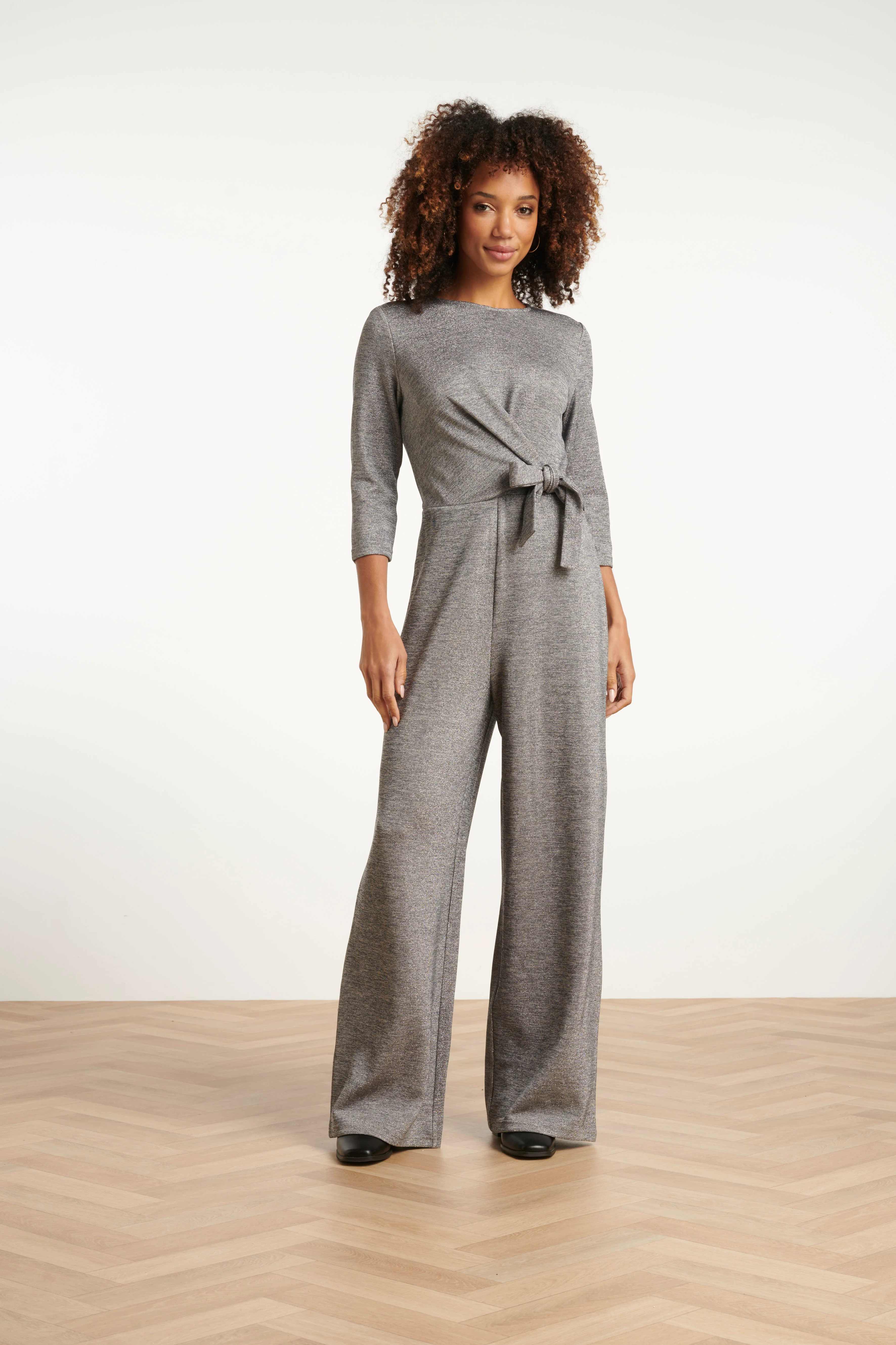 Smashed Lemon Stijlvolle jumpsuit met lurex |