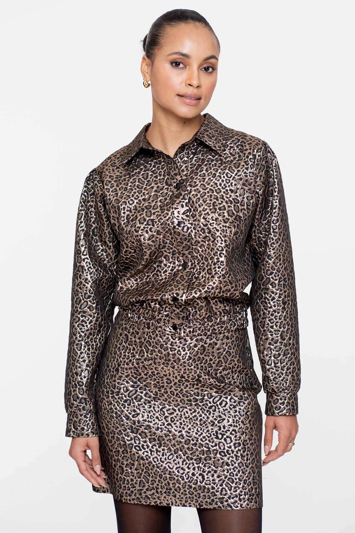 Geisha 55704-20 jacket animal gold