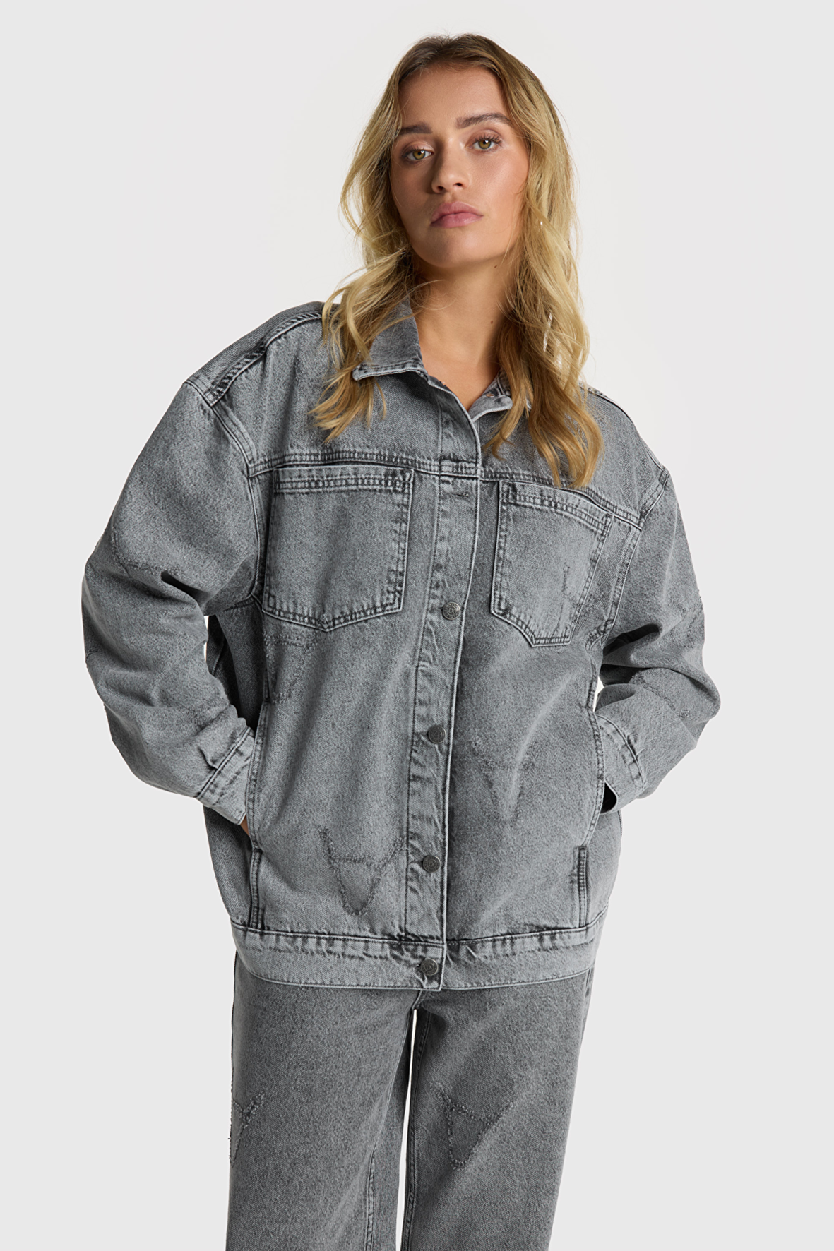 Alix The Label 2507405180 ldamaged bull jacket