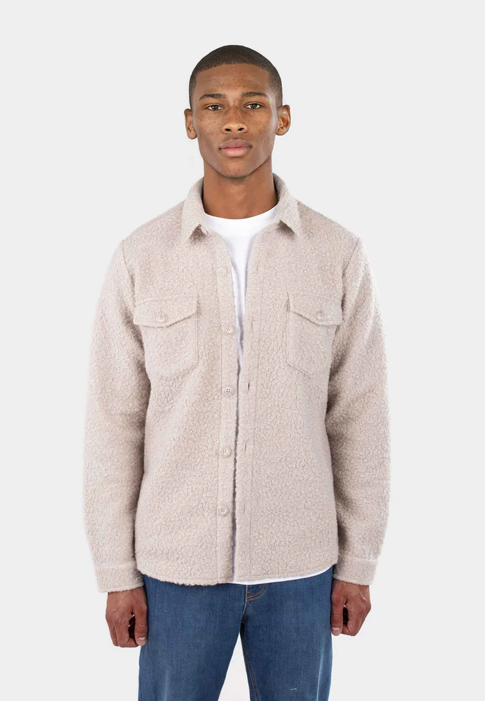 Ciszere Dani boucle overshirt-30036-052-06-beige