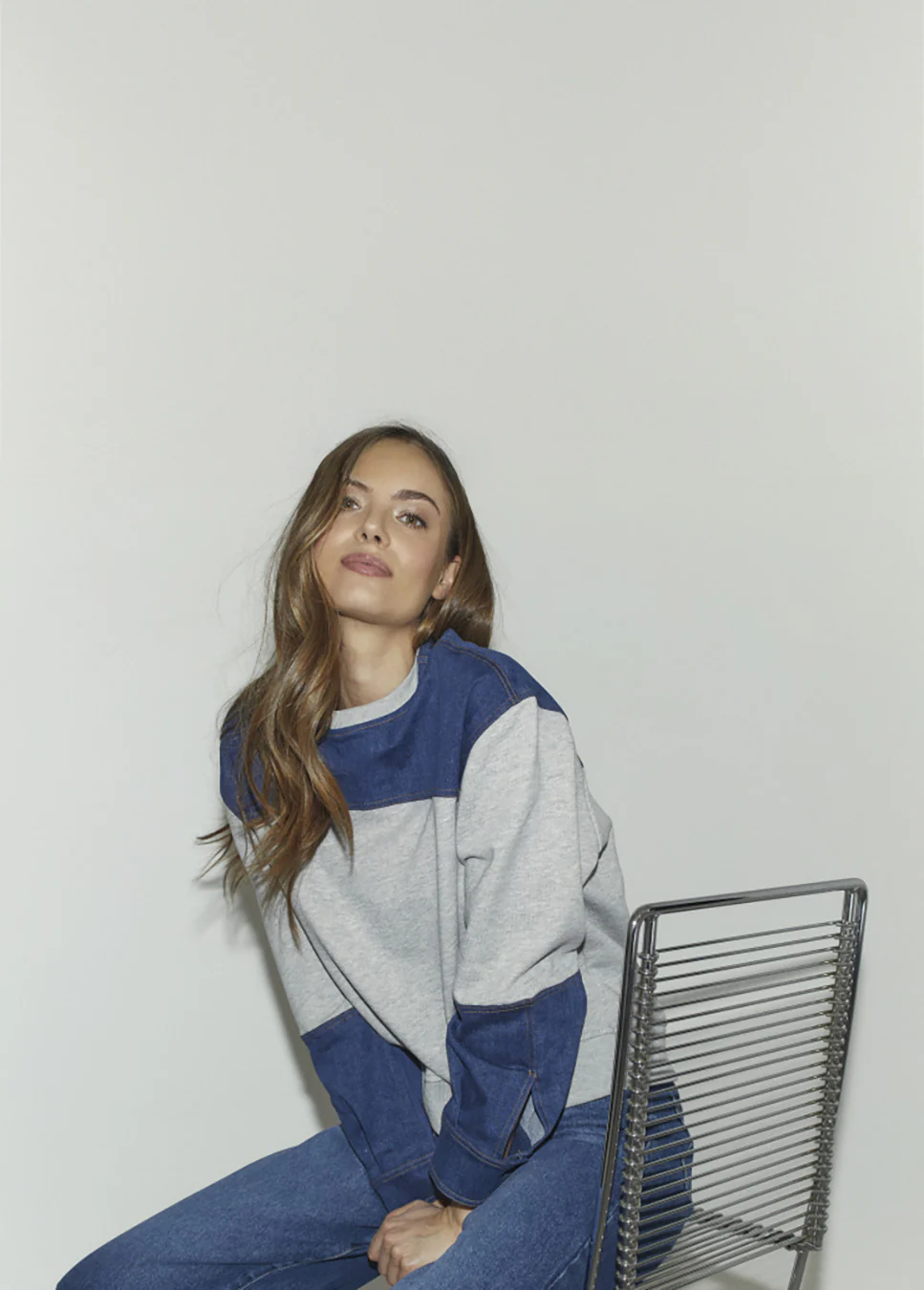 Co'Couture Candizcc denim sweater