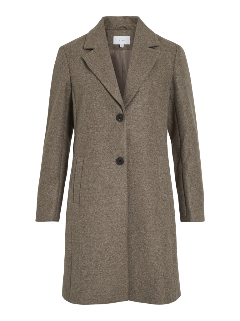 Vila Korte jas VICLAUDIA BUTTON COAT - NOOS