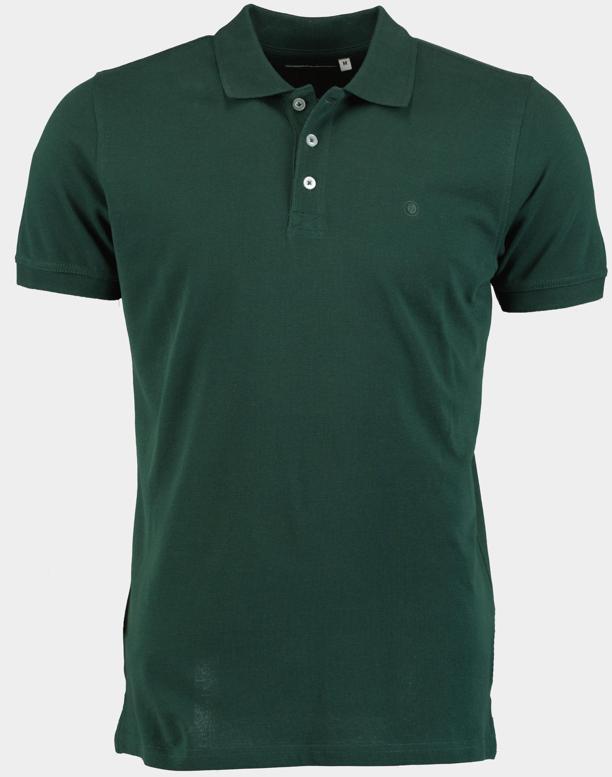 Bos Bright Blue Polo korte mouw piqué donker new lobra/5785