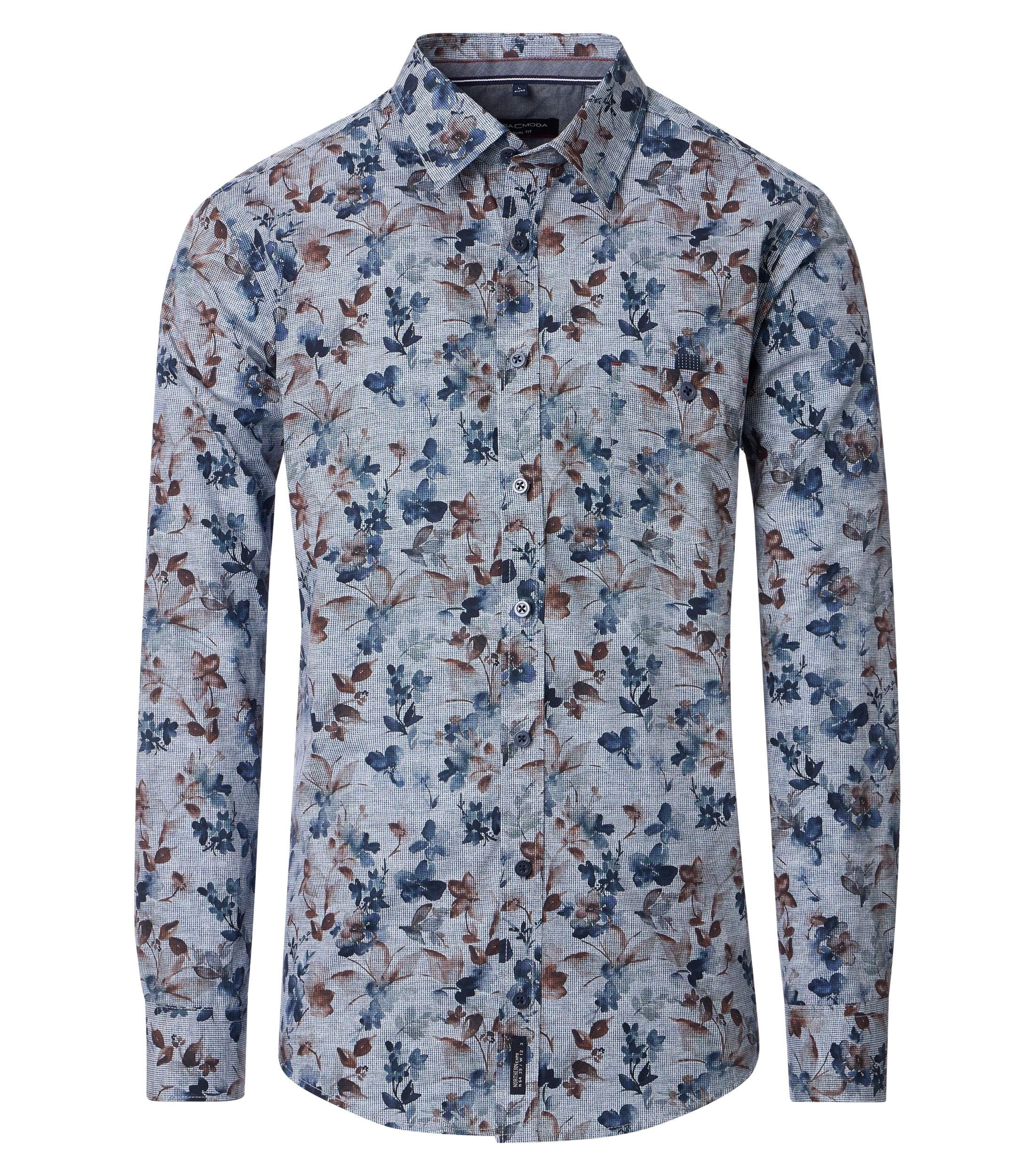 Casamoda Heren overhemd 454483100 100 blue