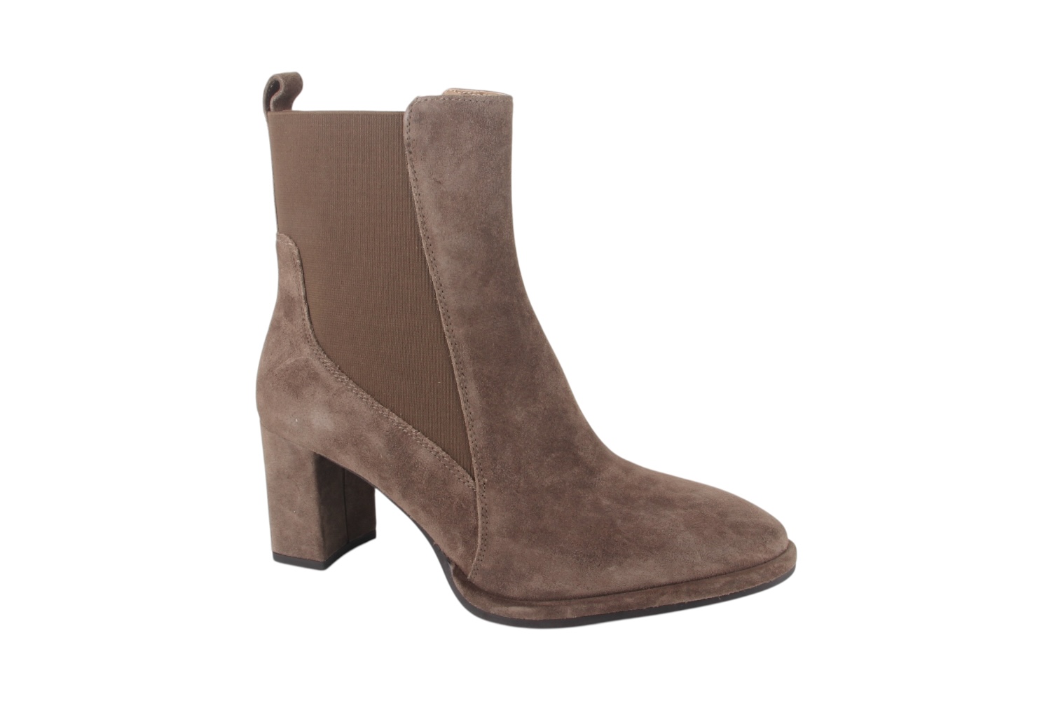 Unisa Luanco bs taupe dames enkellaarzen gekleed