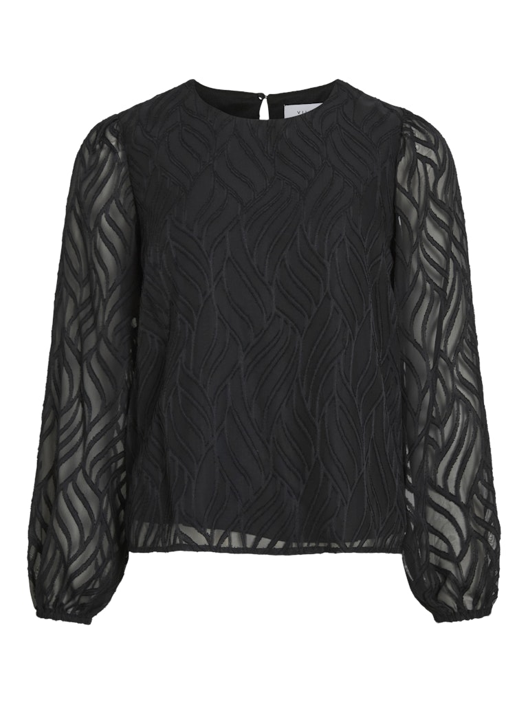Vila Shirt VIMIKA O-NECK L/S TOP - NOOS