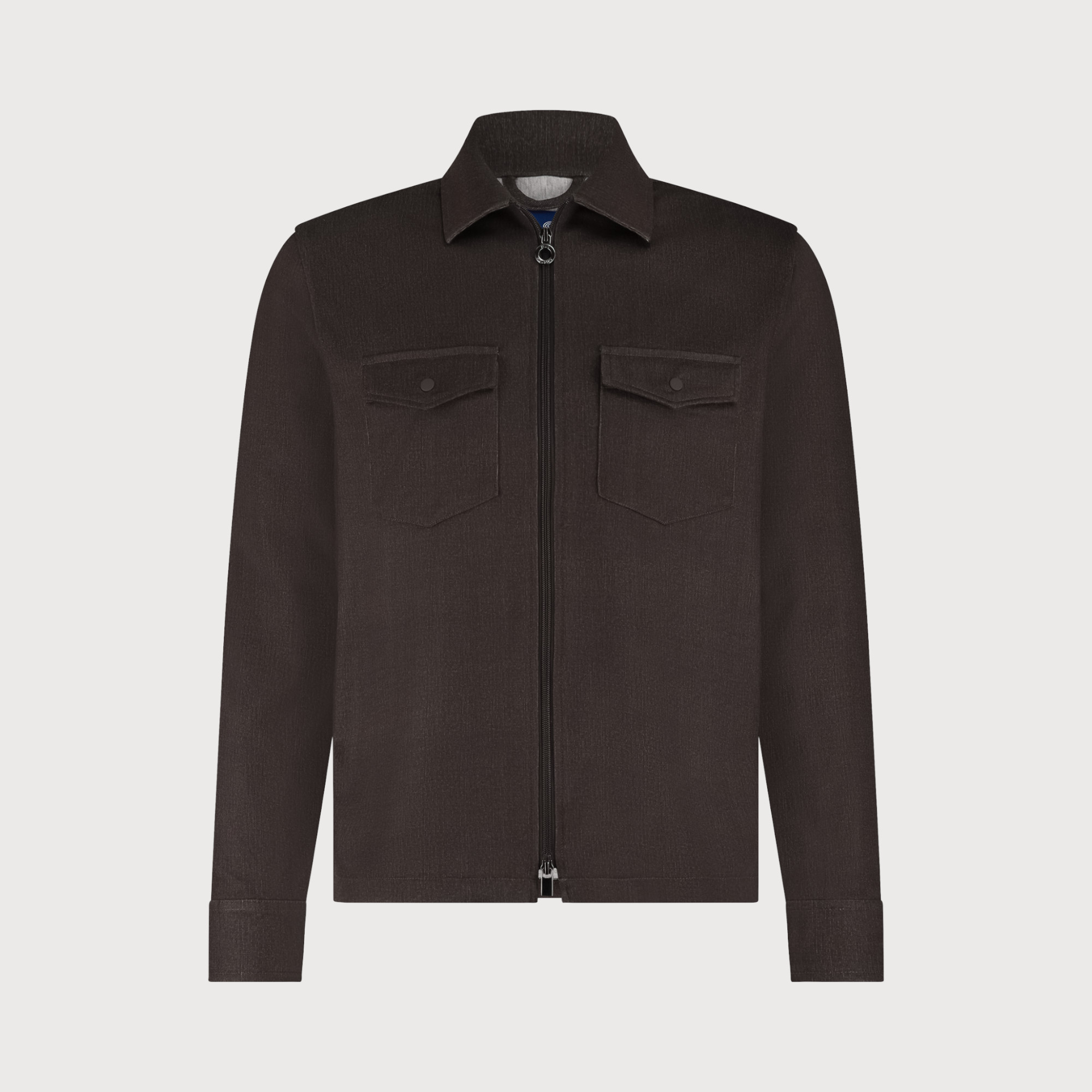 Blue Industry shirtjacket pisaw25-m4 brown