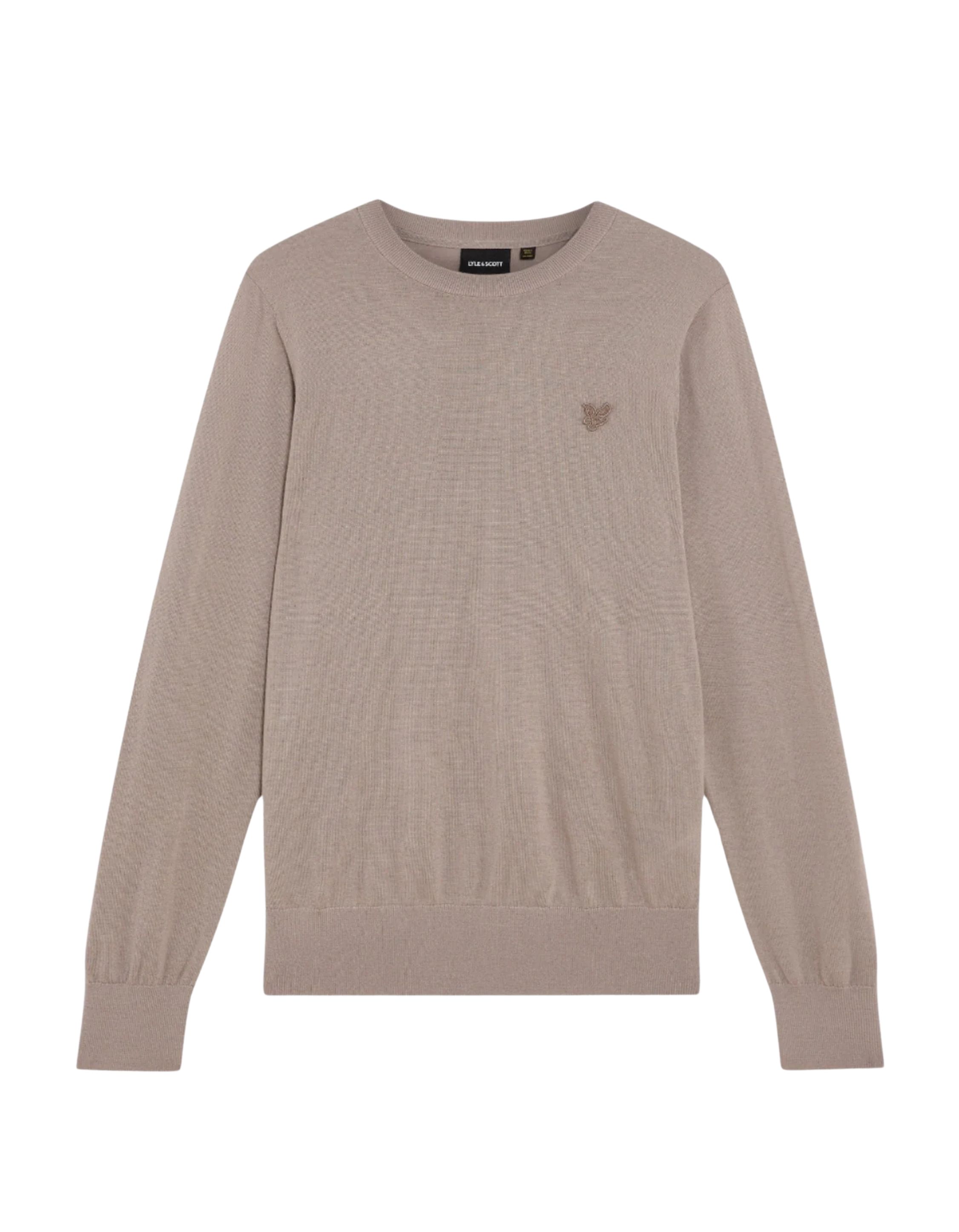 Lyle and Scott Lyle&scott tonal eagle merino truien kn2121vc