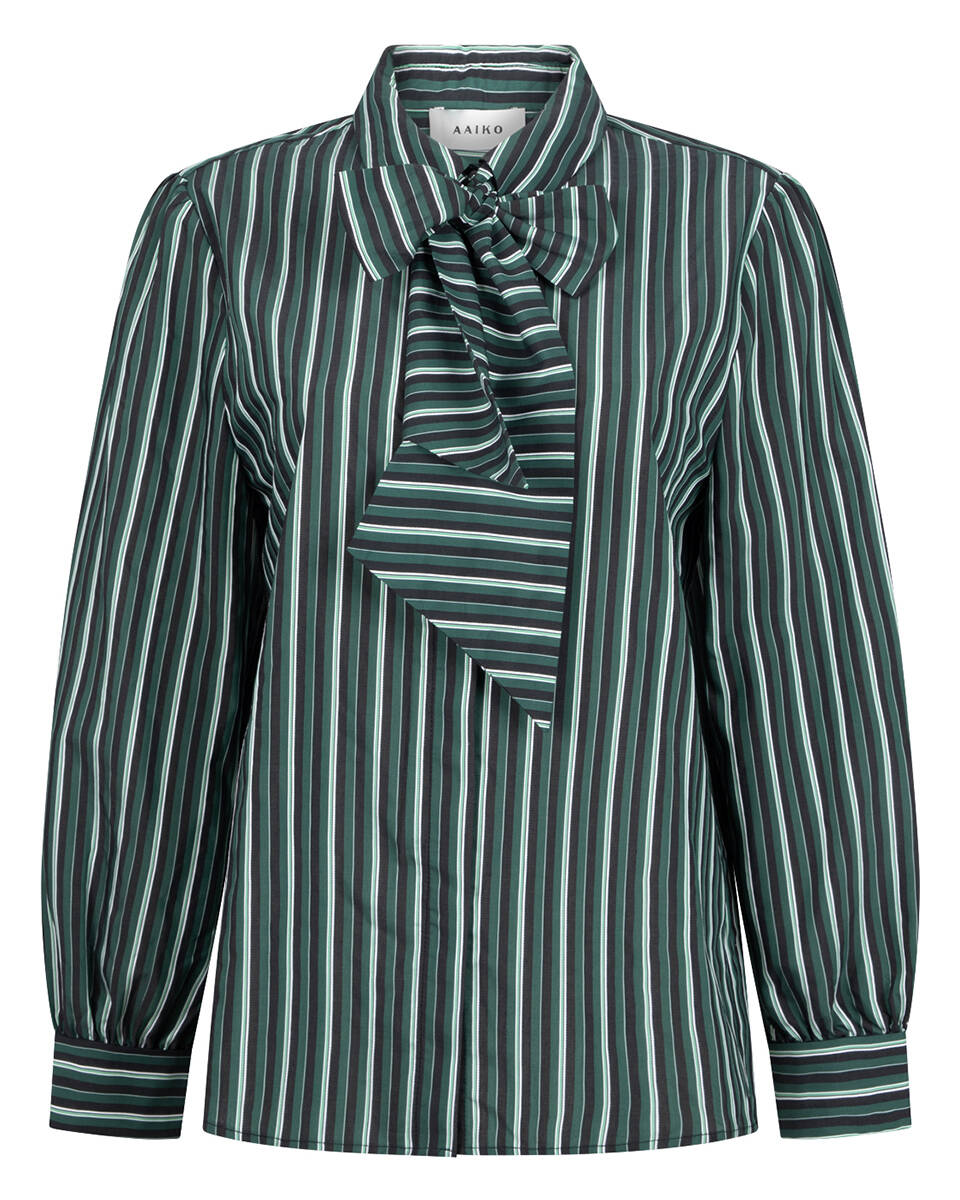 Aaiko Blouse lange mouw fenne green vis
