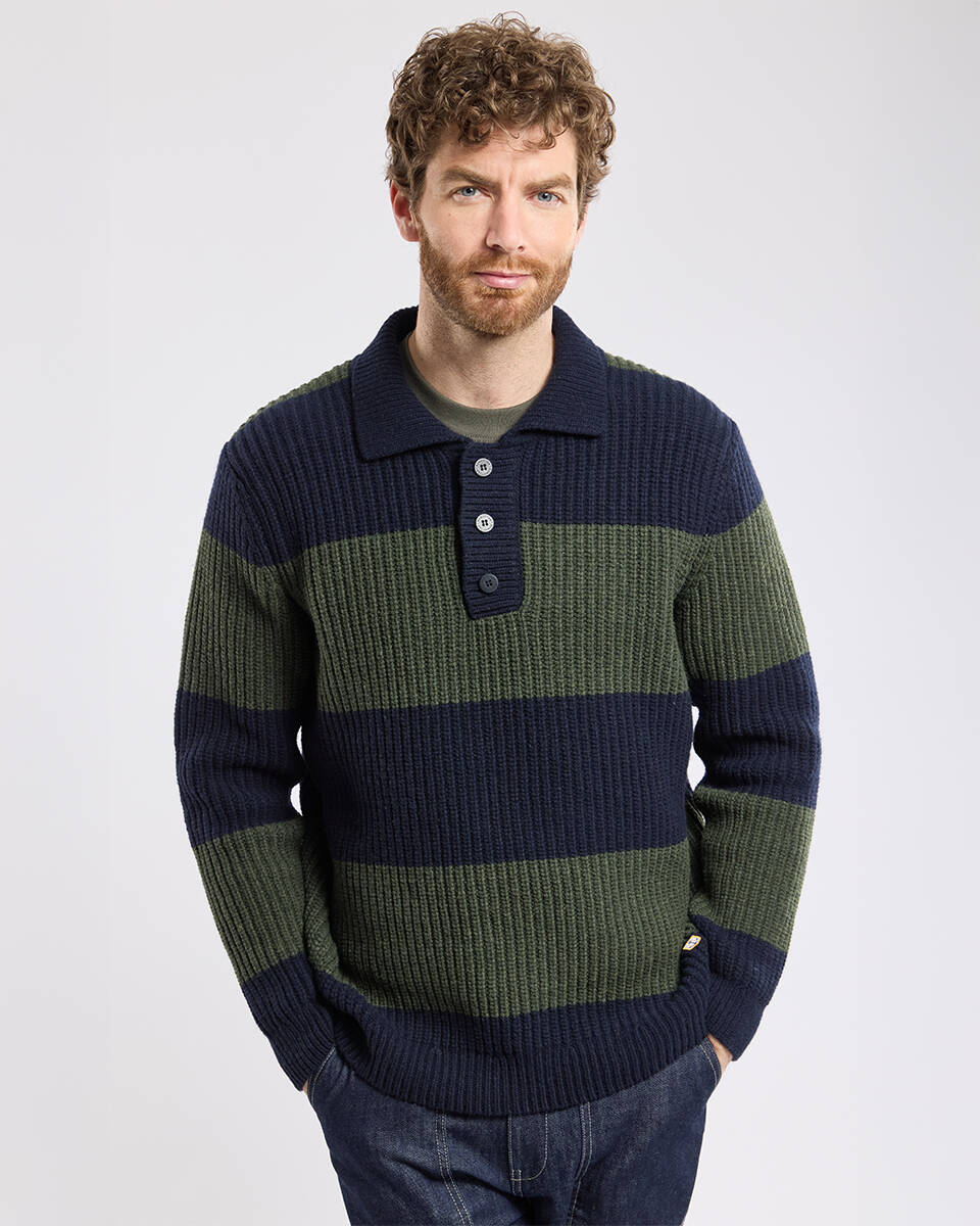 Armor Lux Polo lange mouw 73913 col polo he