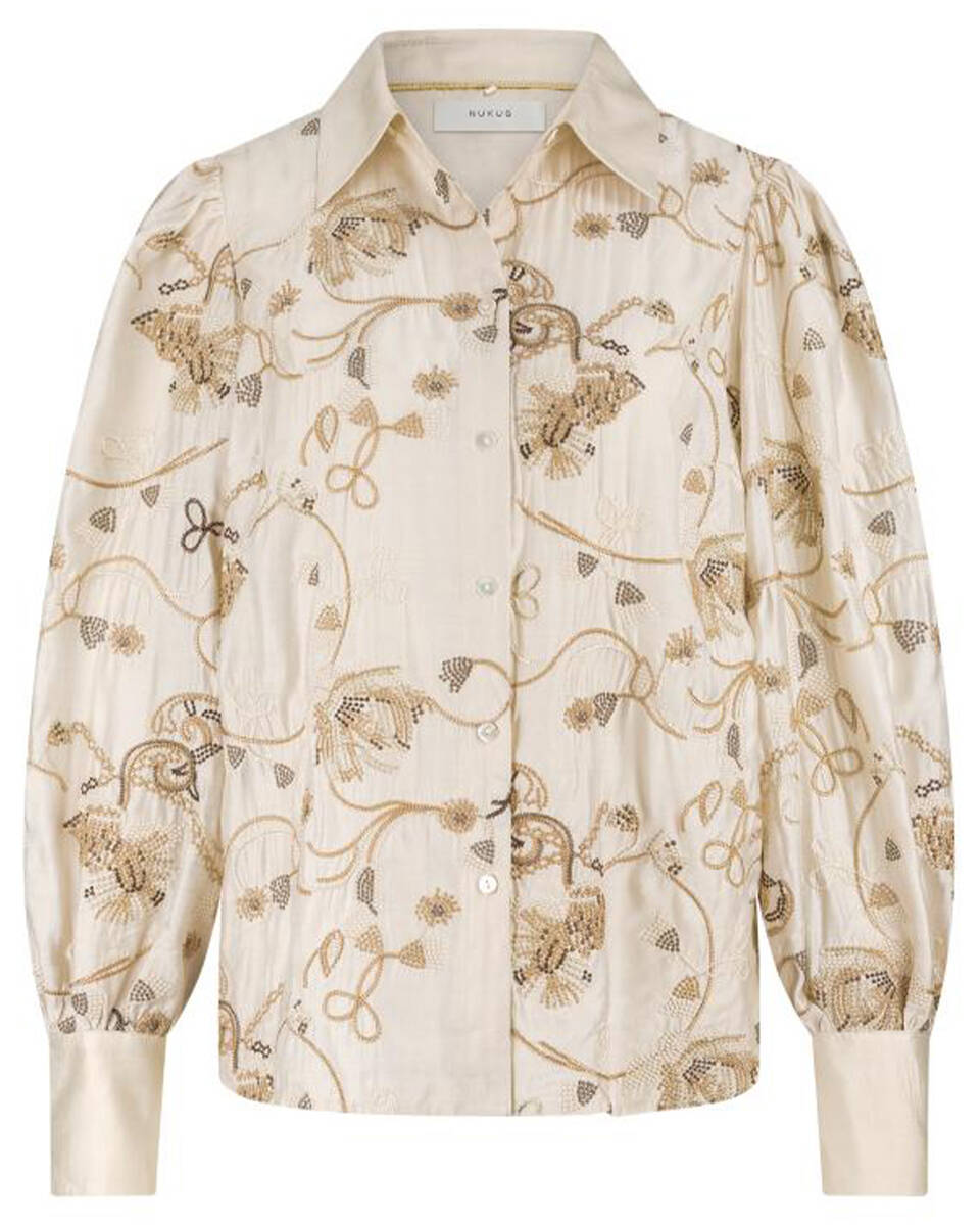 Nukus Blouse lange mouw nkf02077 preston