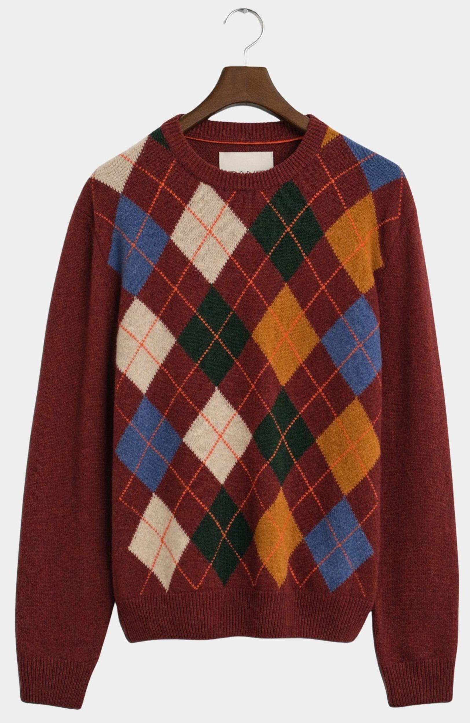 Gant Pullover argyle c-neck 8060102/621