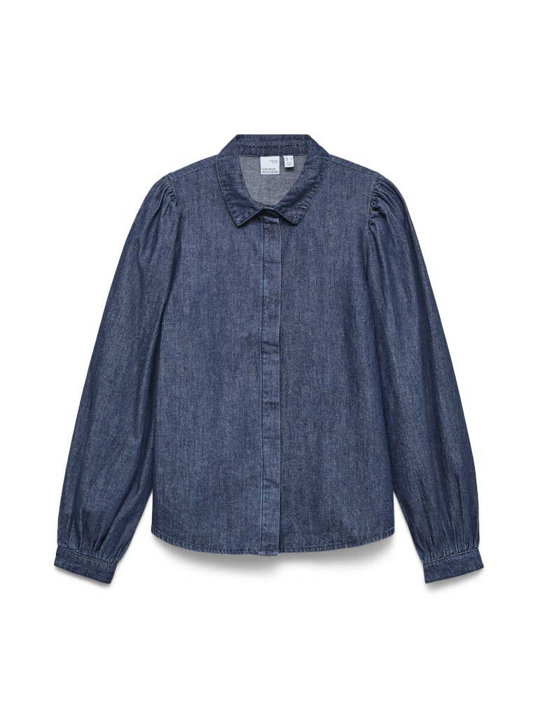 Vero Moda vmnily ls dnm shirt 10272328 dark blue denim