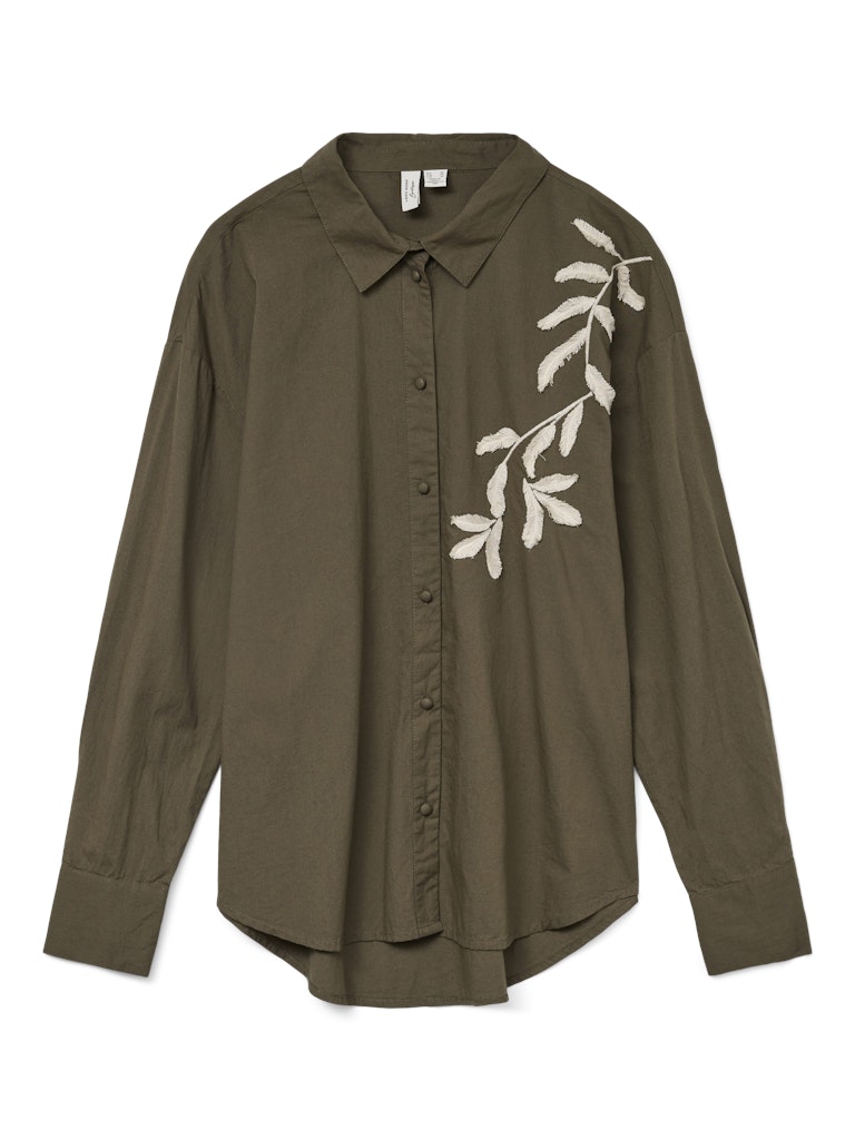 Vero Moda vmfern l/s shirt wvn btq ga 10333342 grape leaf