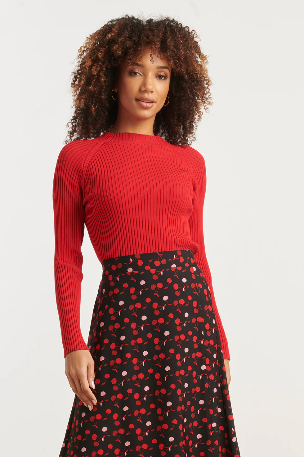 Smashed Lemon Damesgestreept gebreide top |