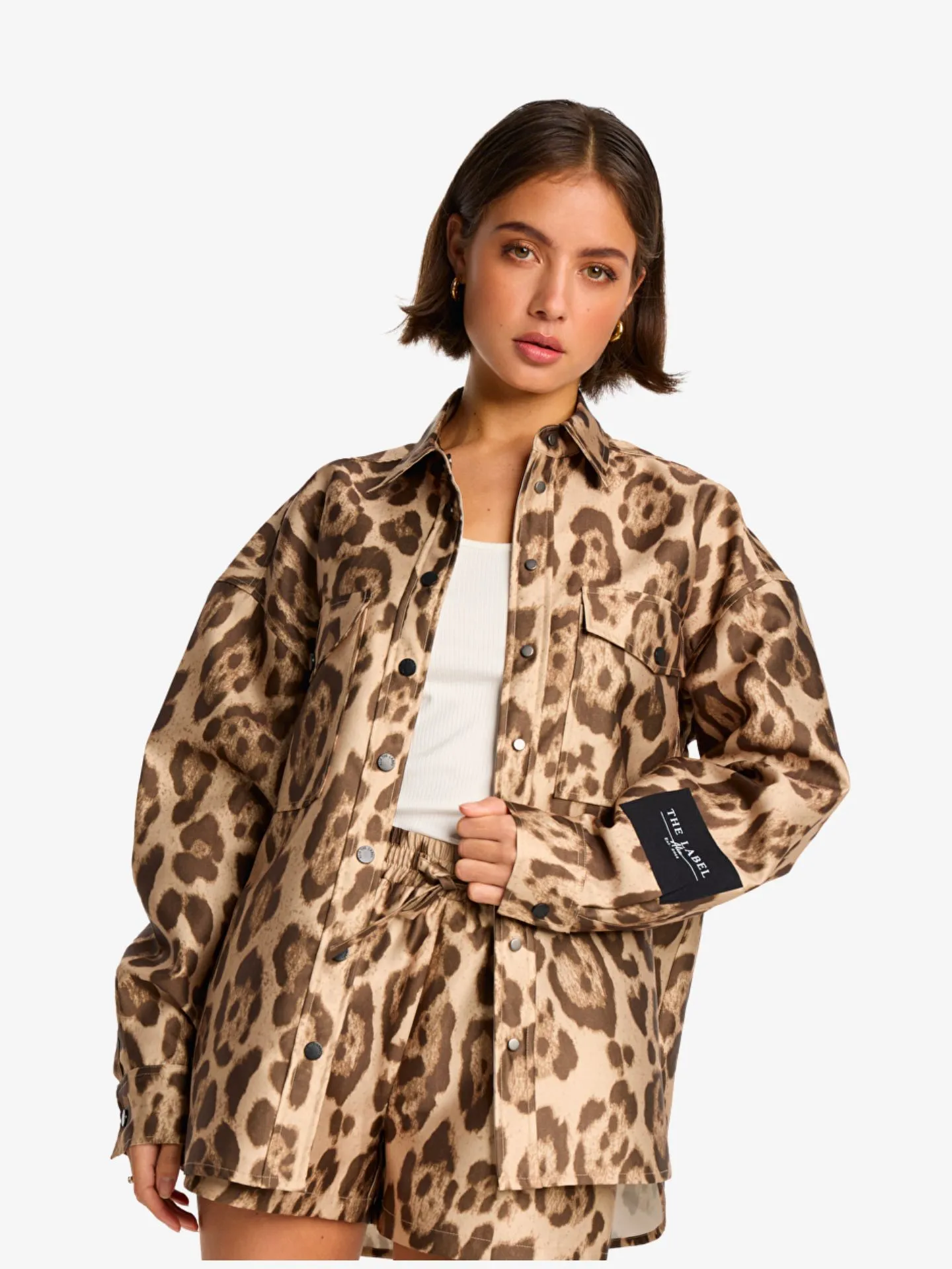 Alix The Label Dames blouse jaguar oversized animal