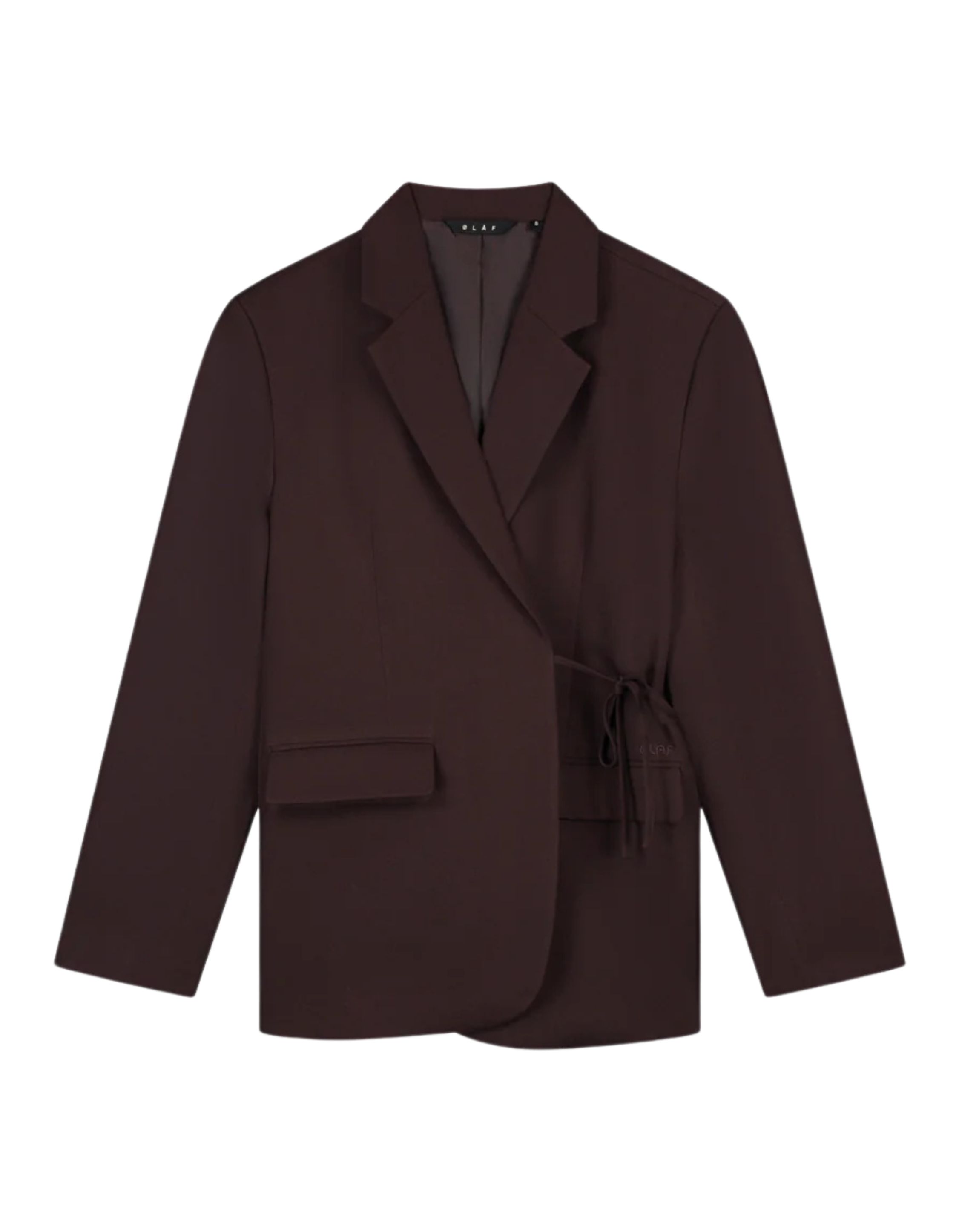 Olaf Hussein Tie detail tailored blazer blazers w220504