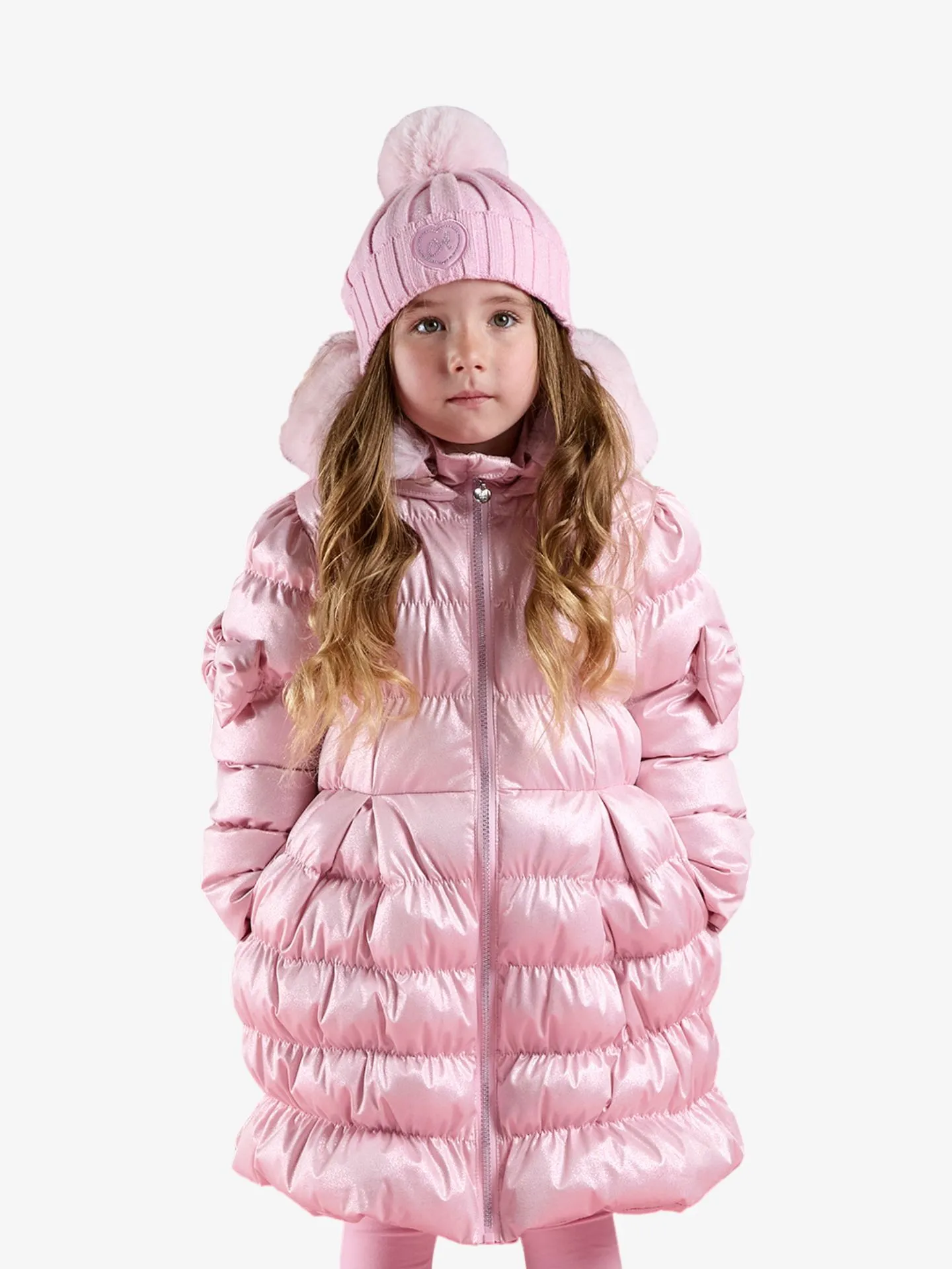 ADee Meisjes winterjas montana pink fairy