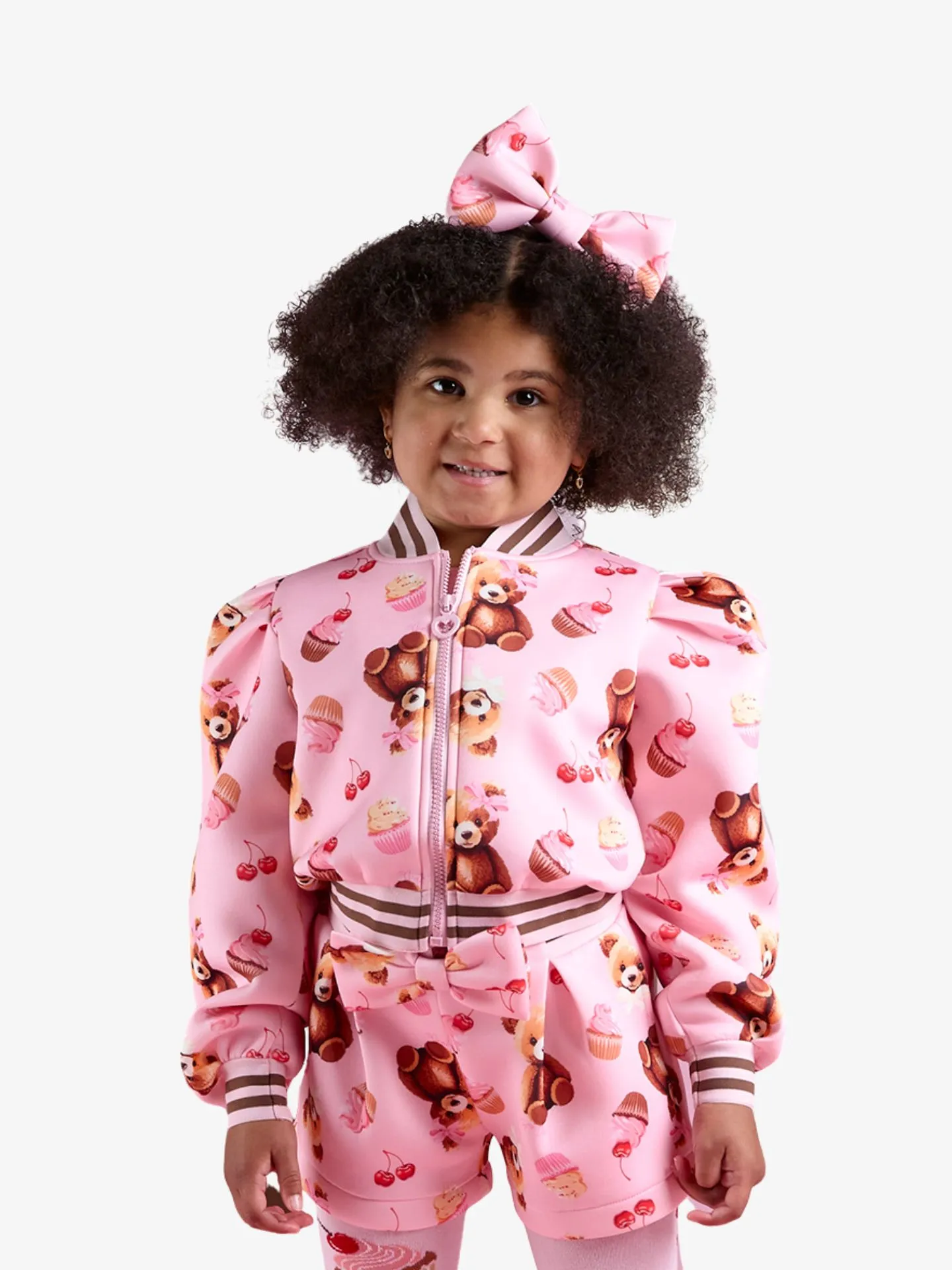 ADee Meisjes bomberjas lisette pink fairy