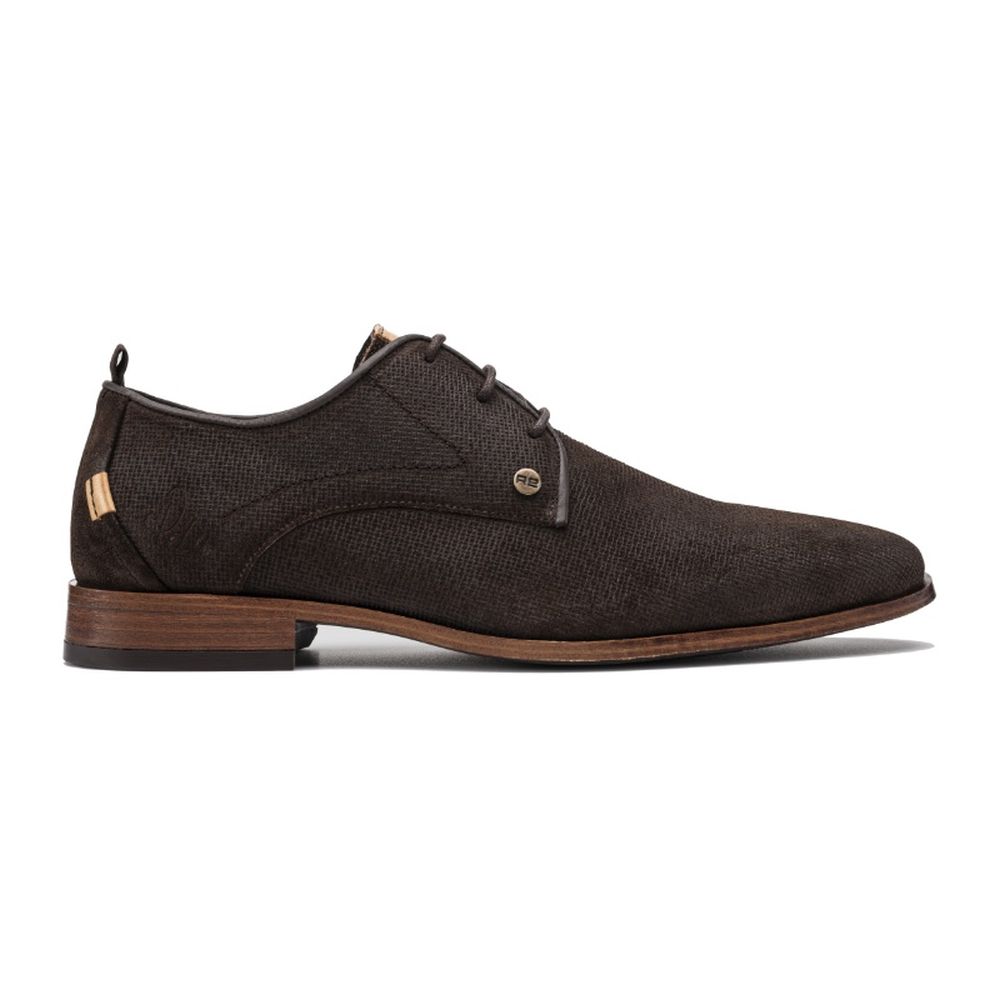 Rehab 2342306141-greg wall suede 4800-darkbrown