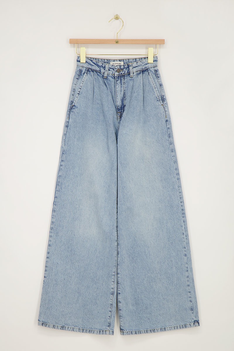 My Jewellery Denim wide leg jeans blue denim