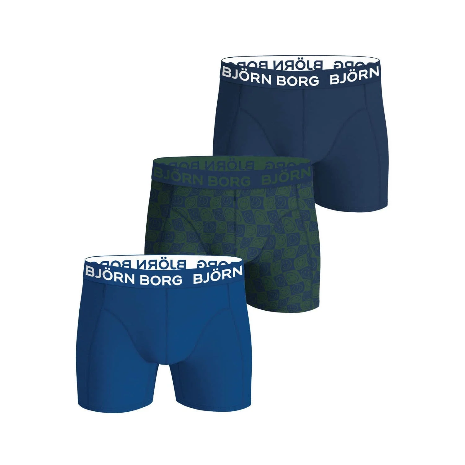 Björn Borg Björn borg 3-pack boxershorts cotton stretch – /print